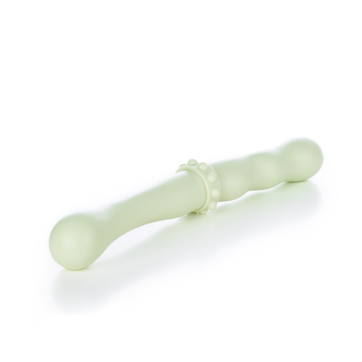 CLASSIC SMOOTH DOUBLE ENDED DILDO INTIMACY IN GREEN