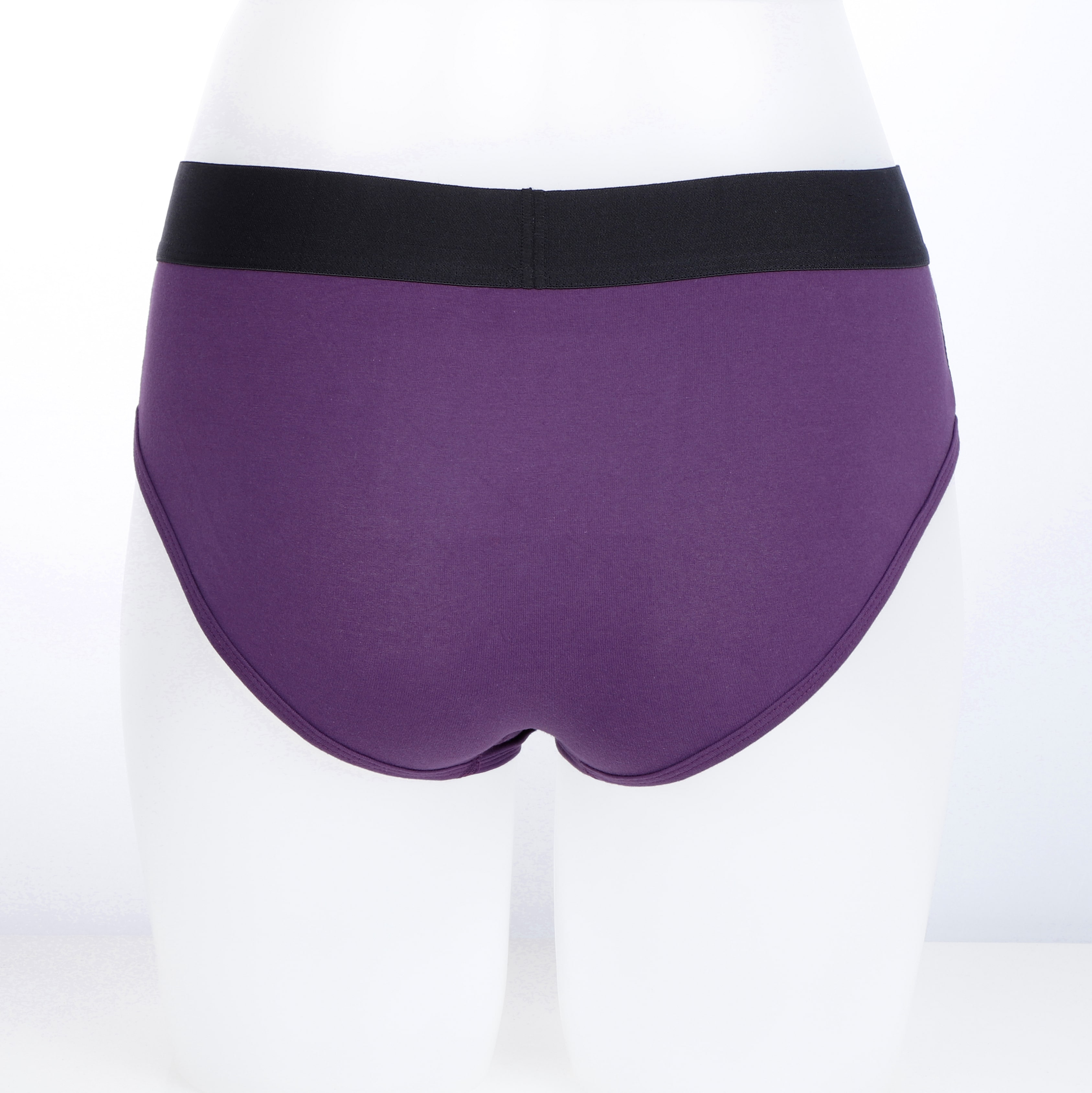 Purple Brief Dildo Harness 
