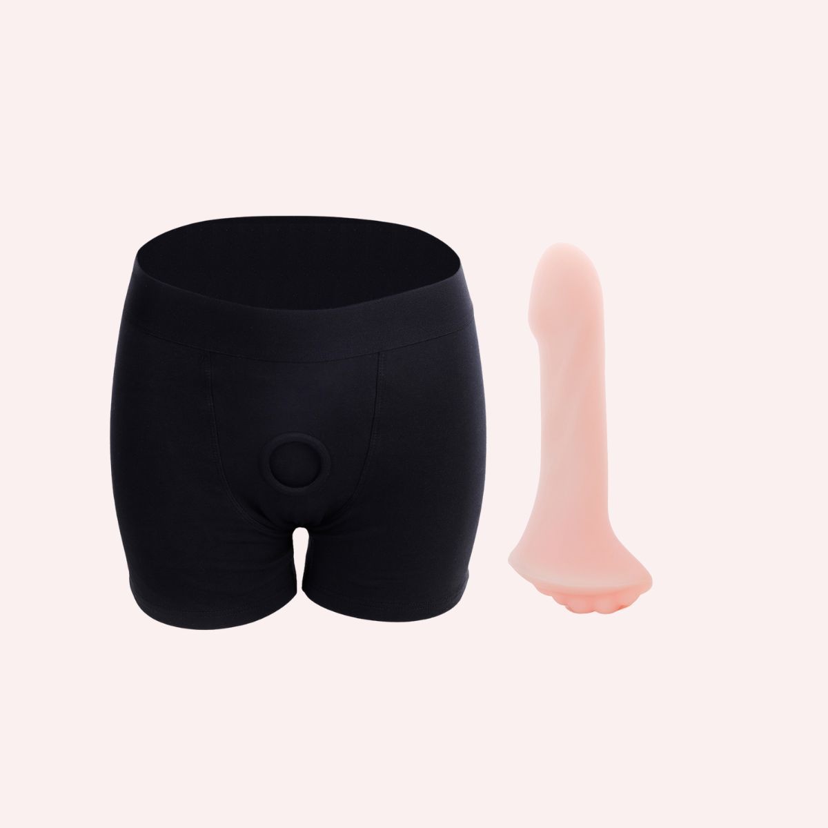 SnugHer Boxer Harness + Grinding Sex toy Strap Ons