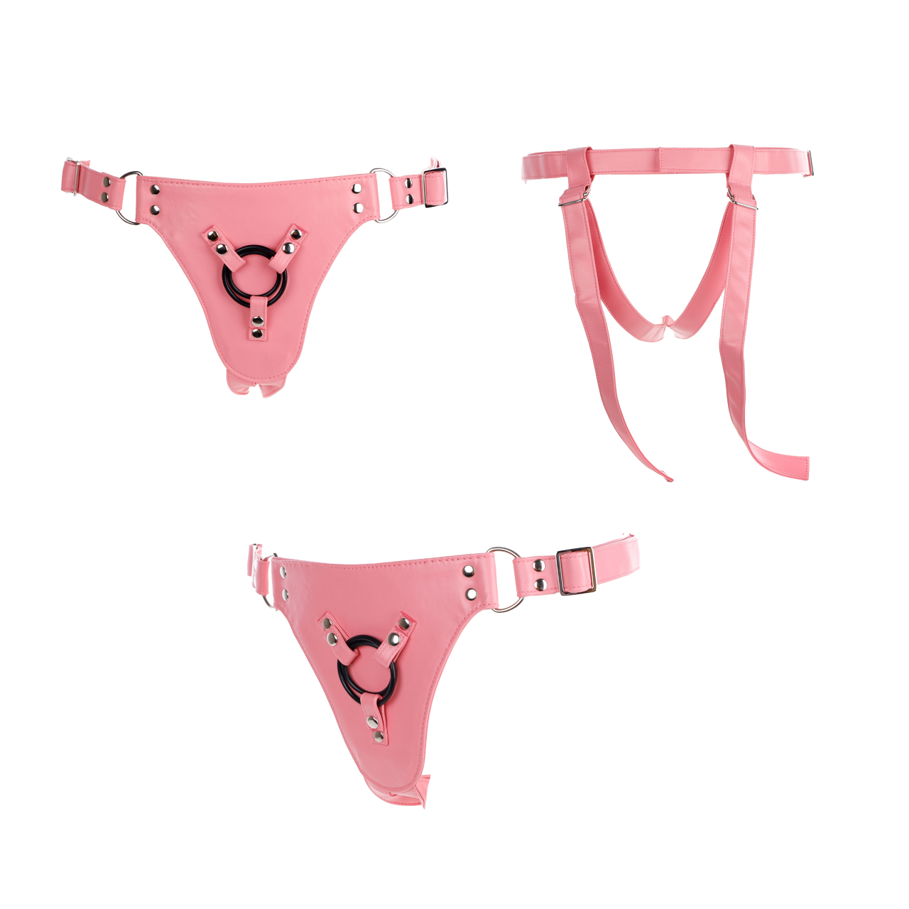 Lumiere Leather Strap On Harness