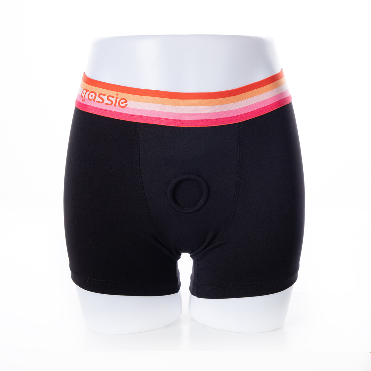 Posable Dildo Rose Pink Strap On Boxer Harness​