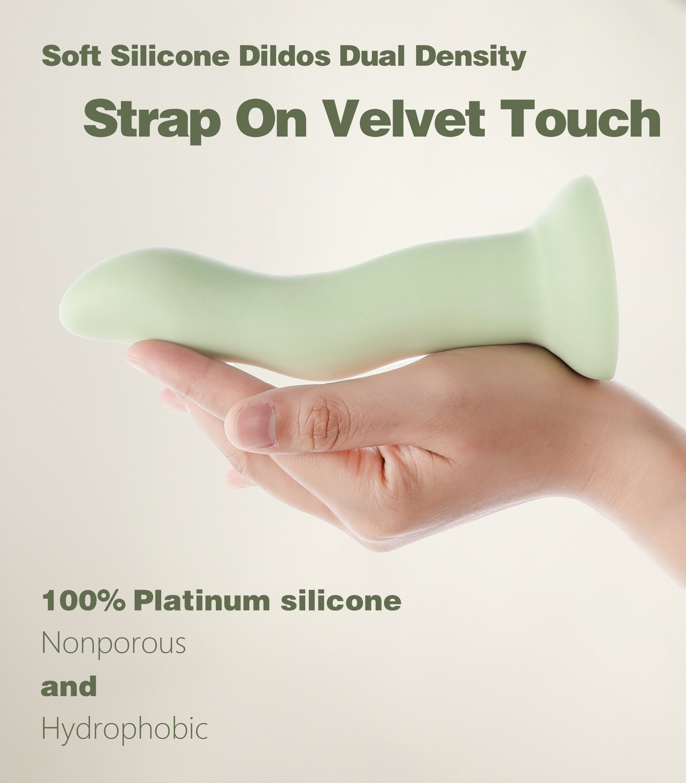 green dual density dildo