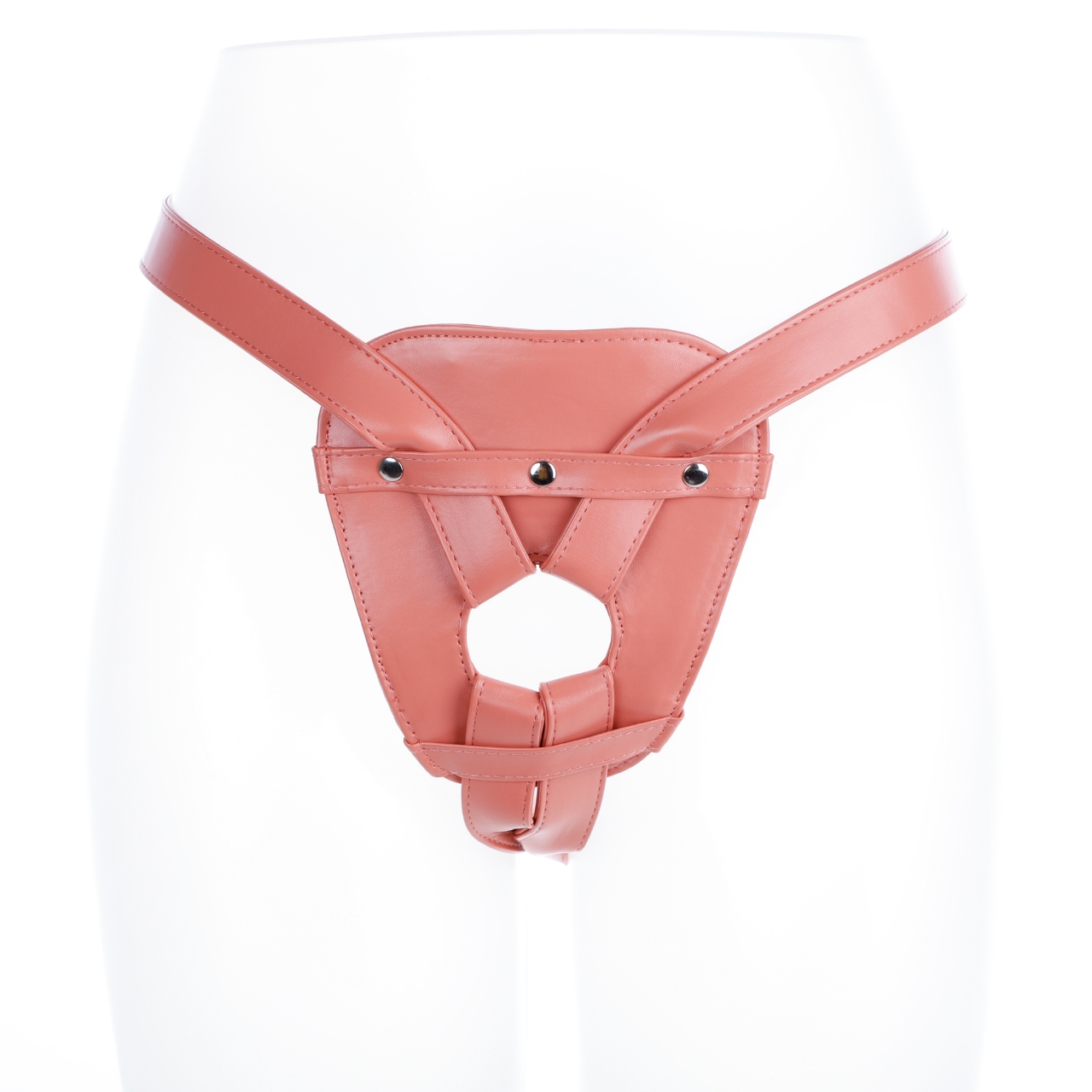 Variety Lesbian Strap On Pink leather dildo harness