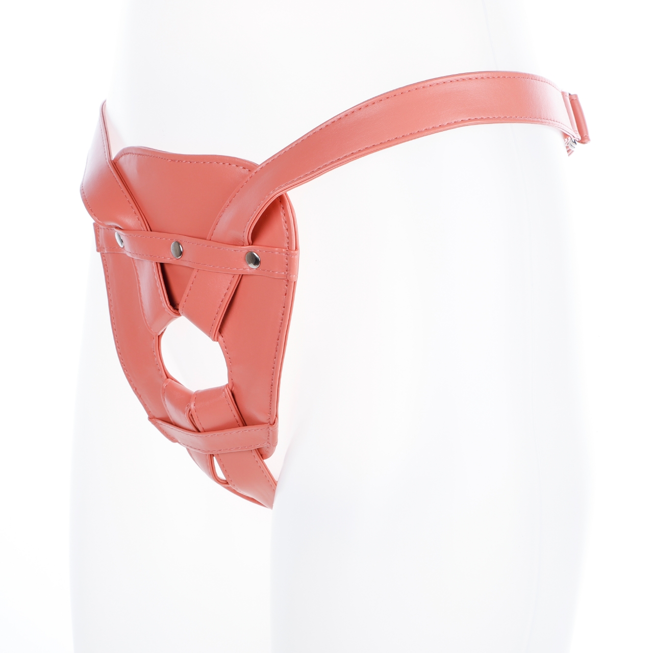 Variety Lesbian Strap On Pink leather dildo harness