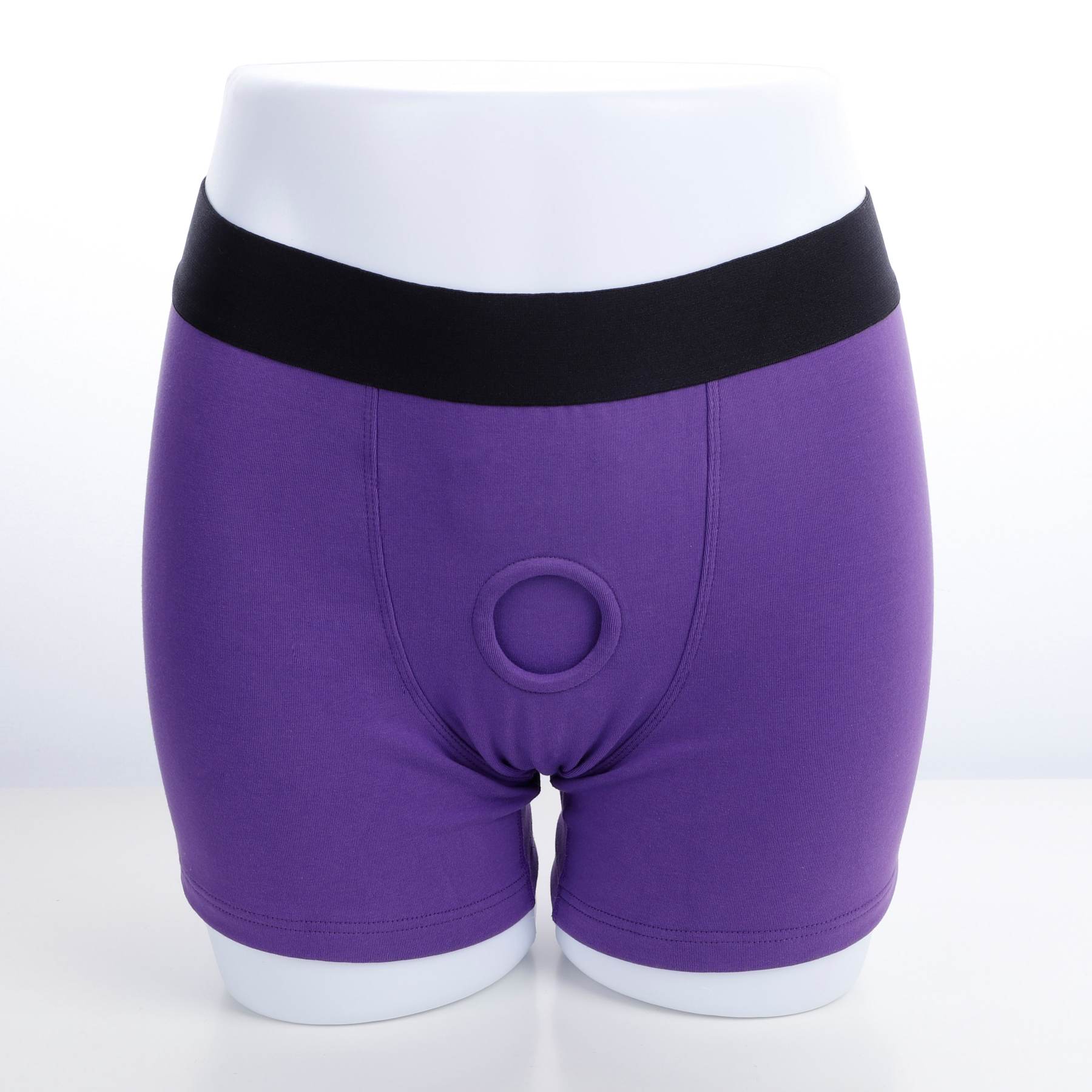 Boxer Brief Harness SnugHer Purple