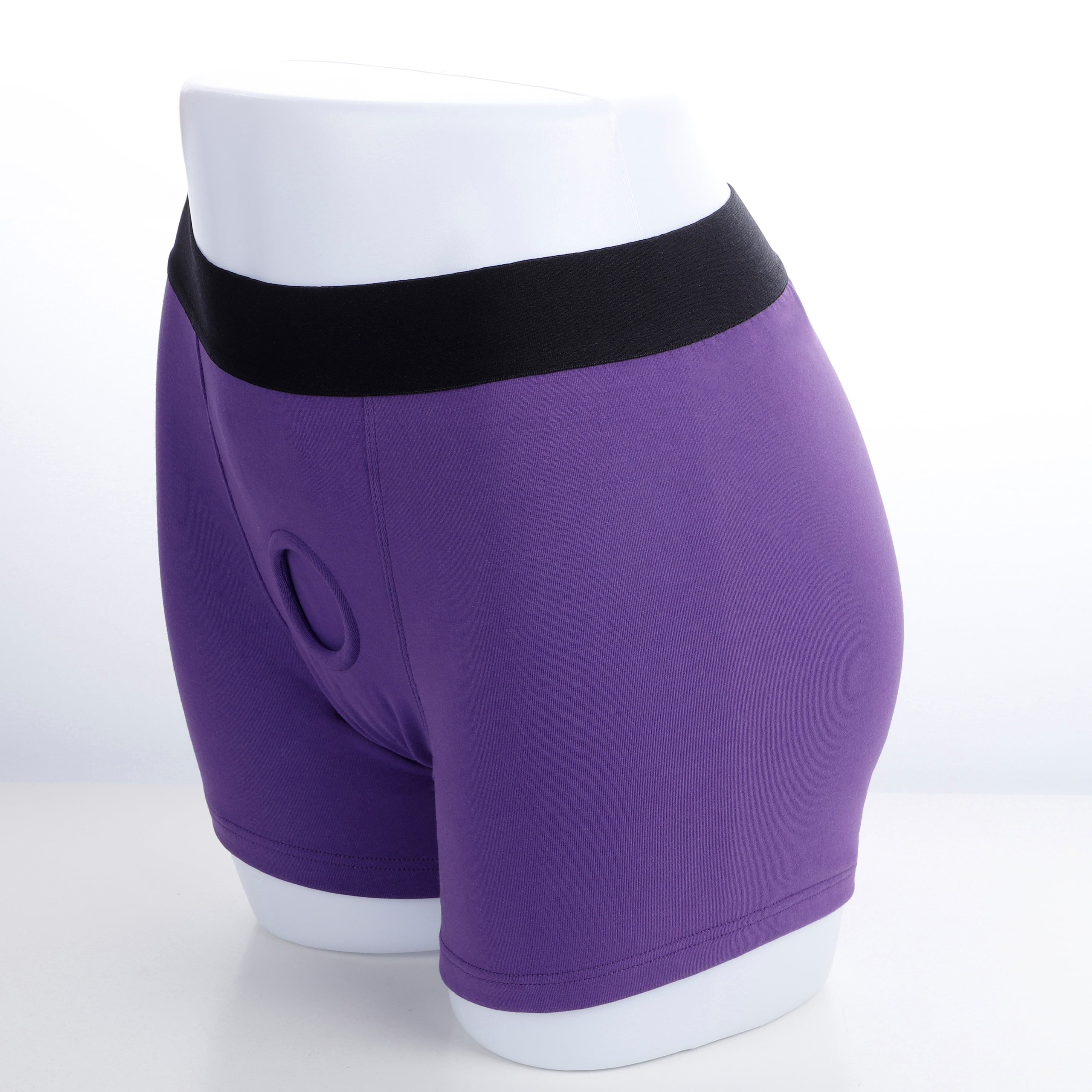 Boxer Brief Harness SnugHer Purple