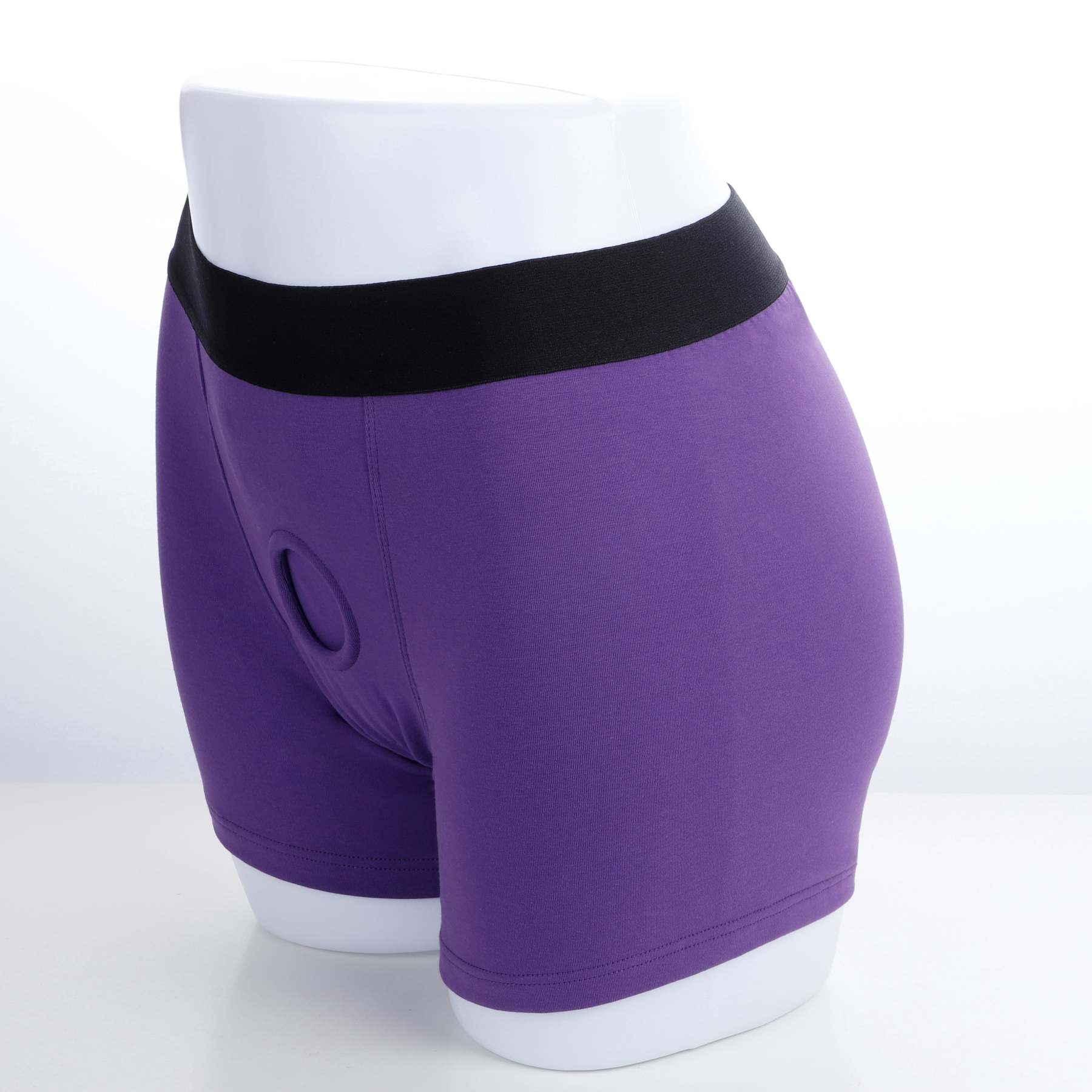 Boxer Brief Harness SnugHer Purple