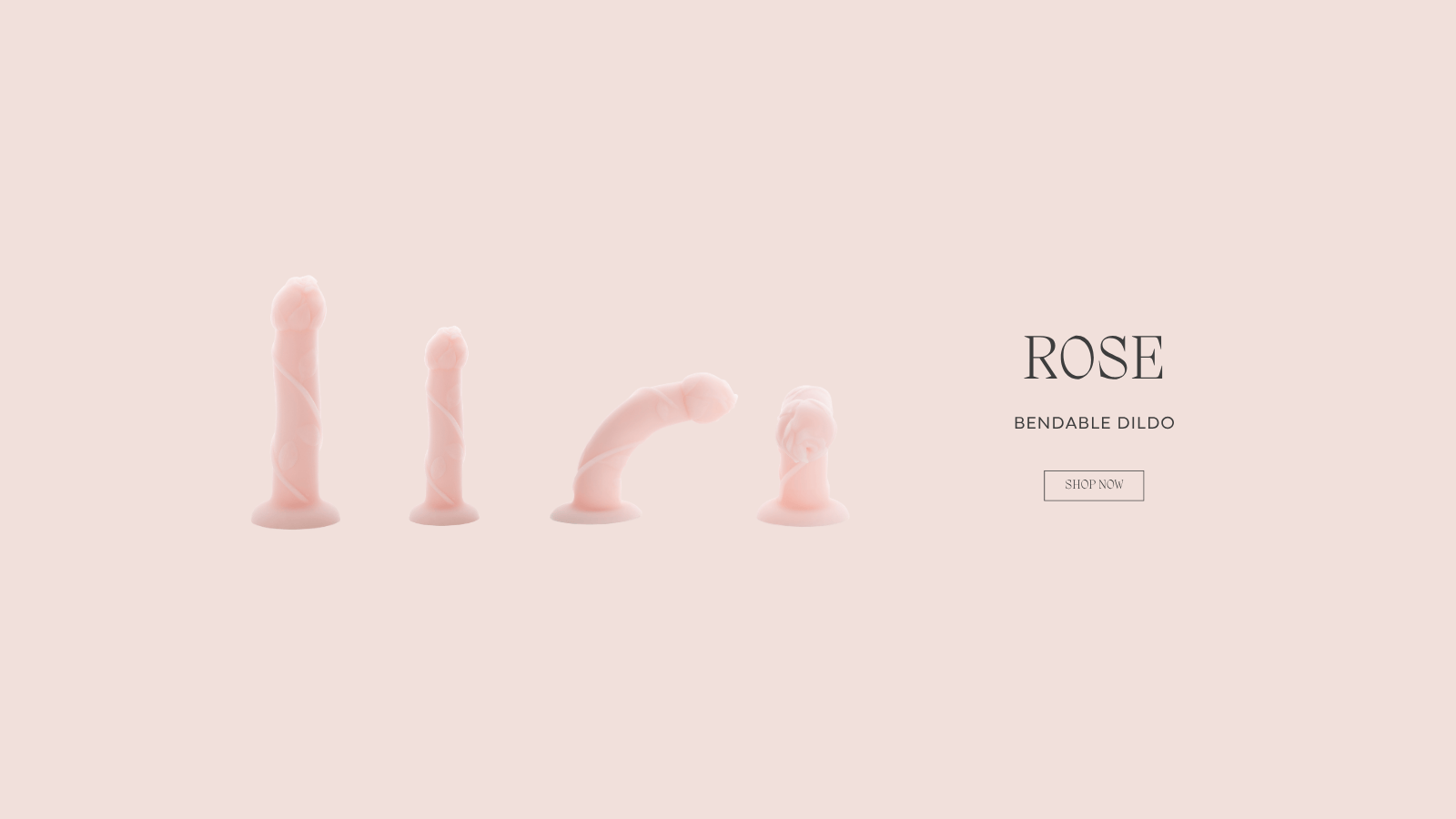 Rose Bendable Dildo