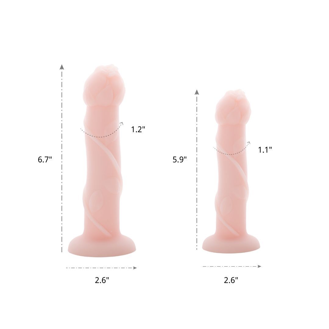 Posable Dildo Rose Pink Strap On Boxer Harness​