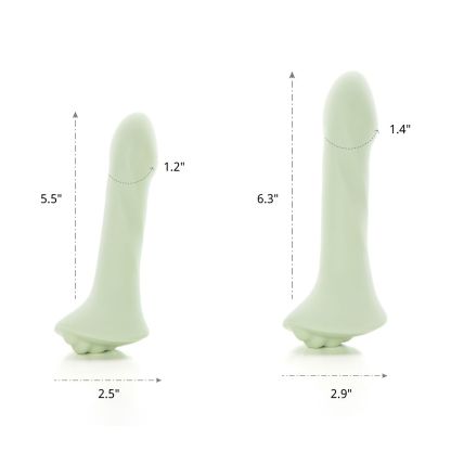 Green Dildo With Grinding Base 