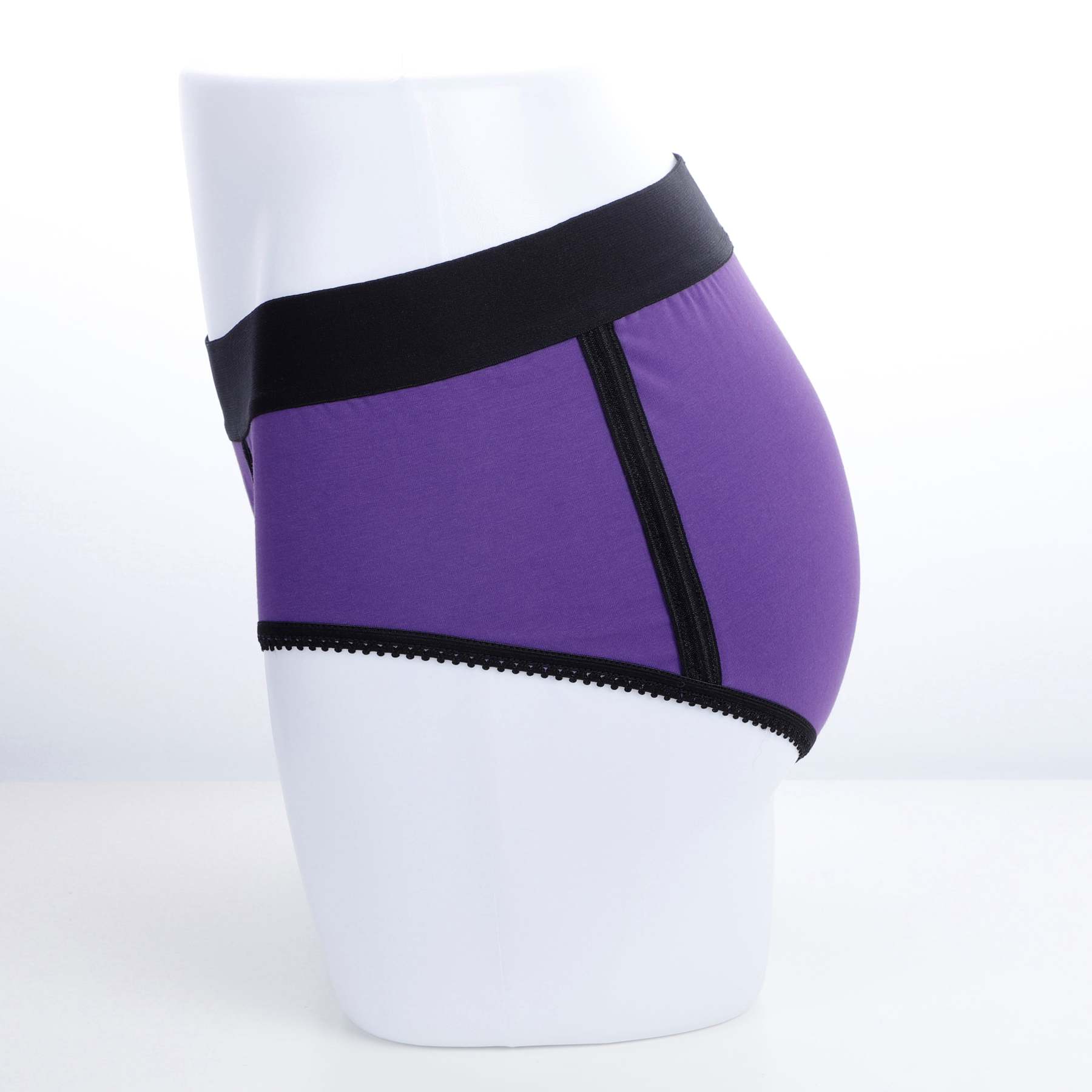 Purple Strap On​ With Harness Briefs And Blue Dildo set