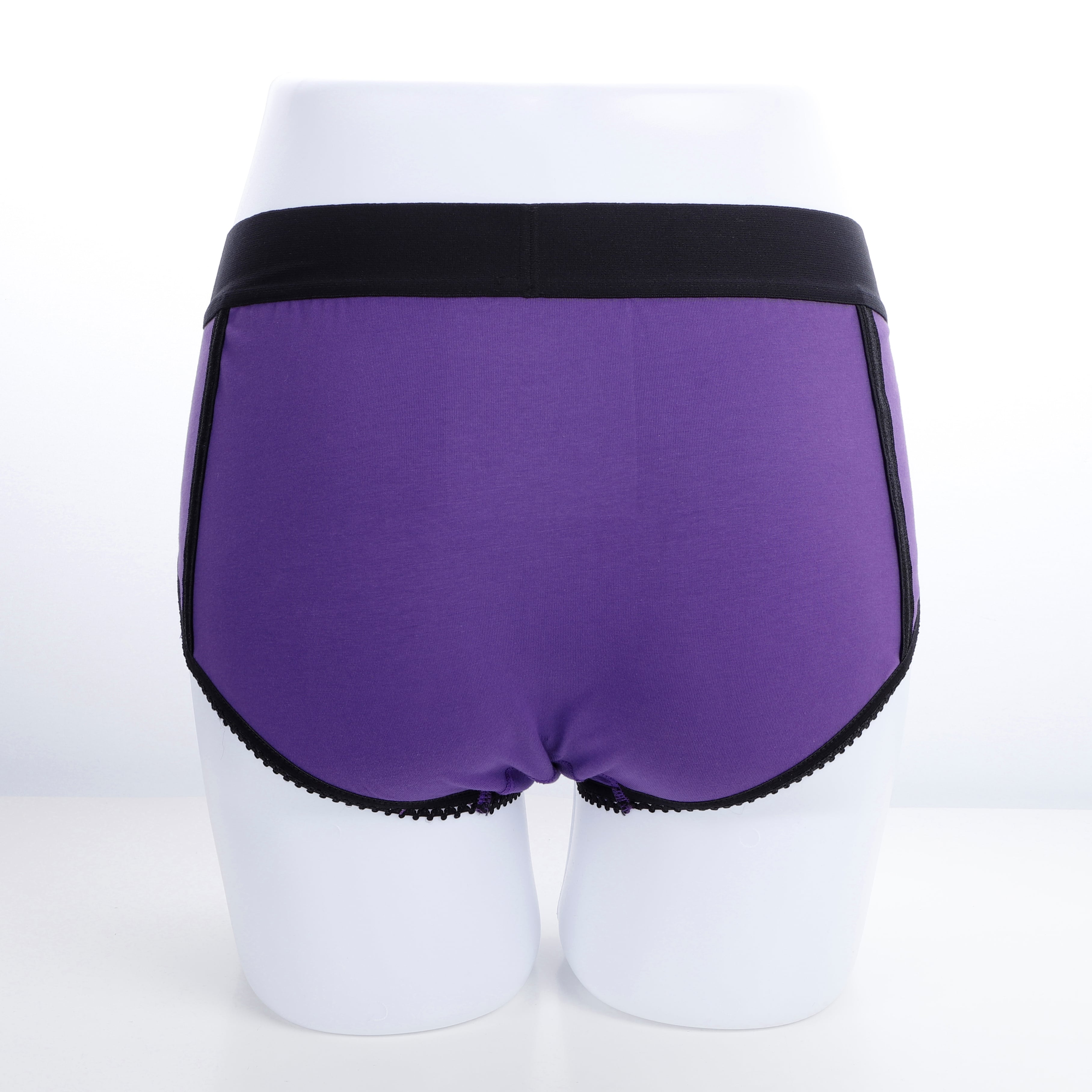 Purple Strap On​ With Harness Briefs And Blue Dildo set
