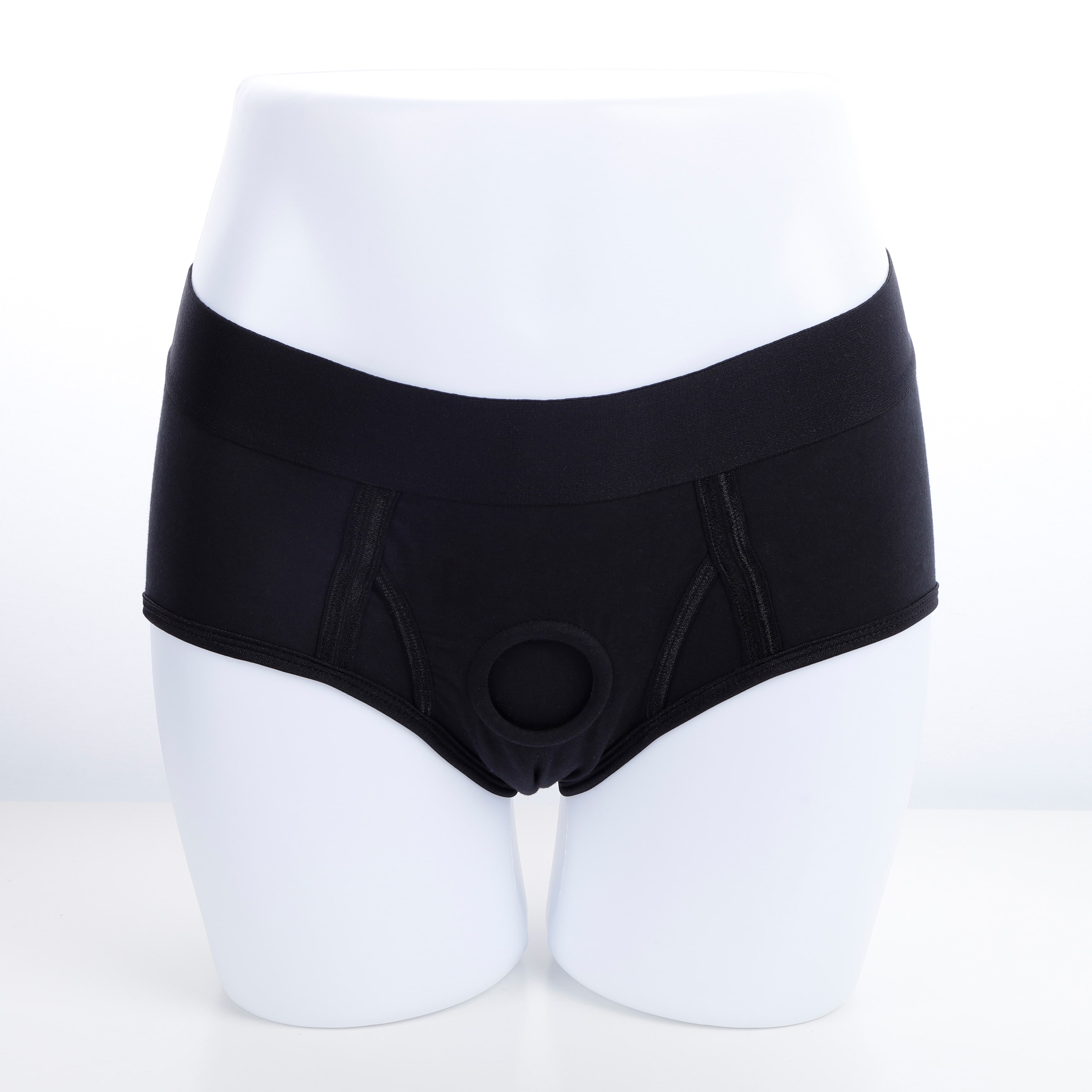 Strap On Briefs Dildo Harness LoveHer Black S-3XL