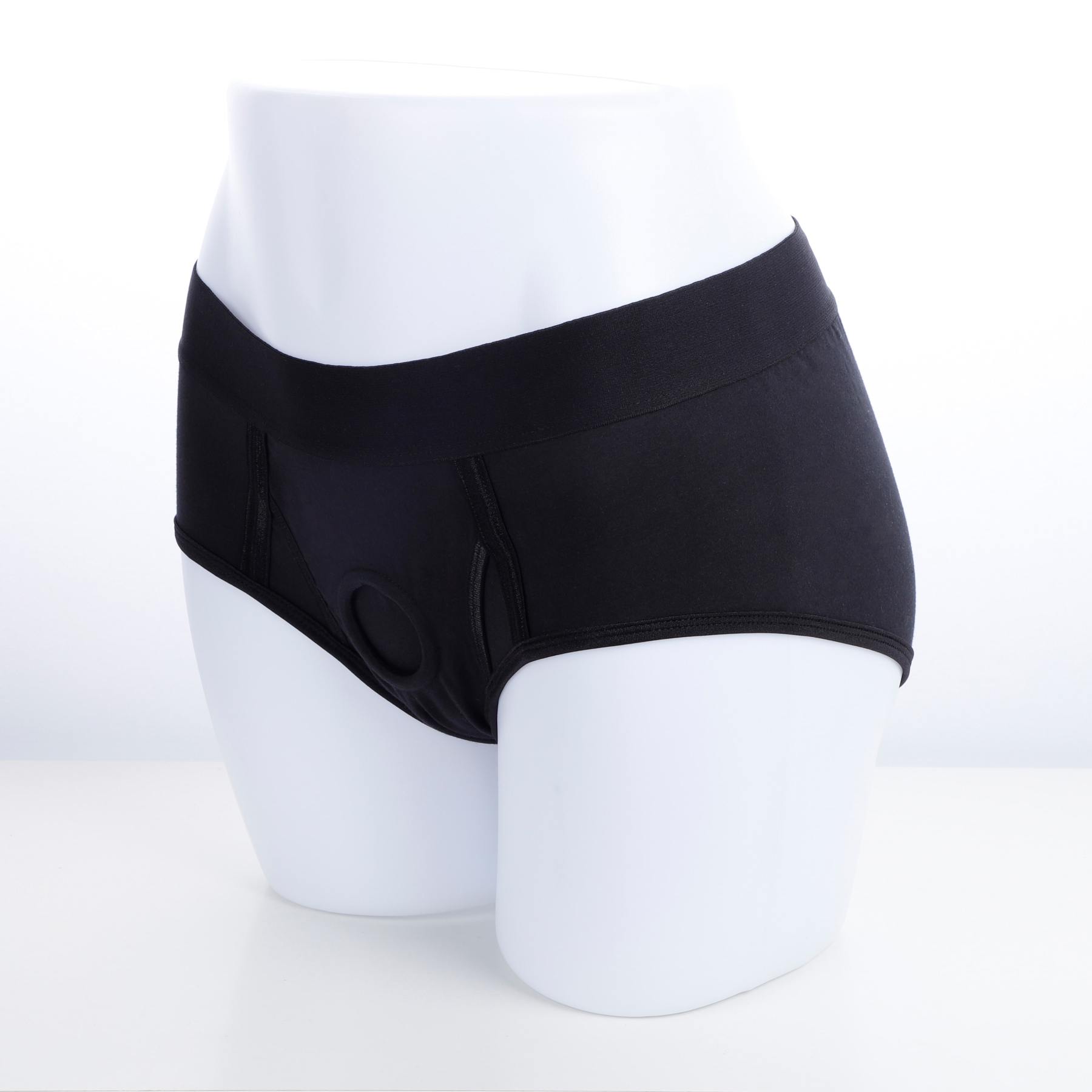 Strap On Briefs Dildo Harness LoveHer Black S-3XL