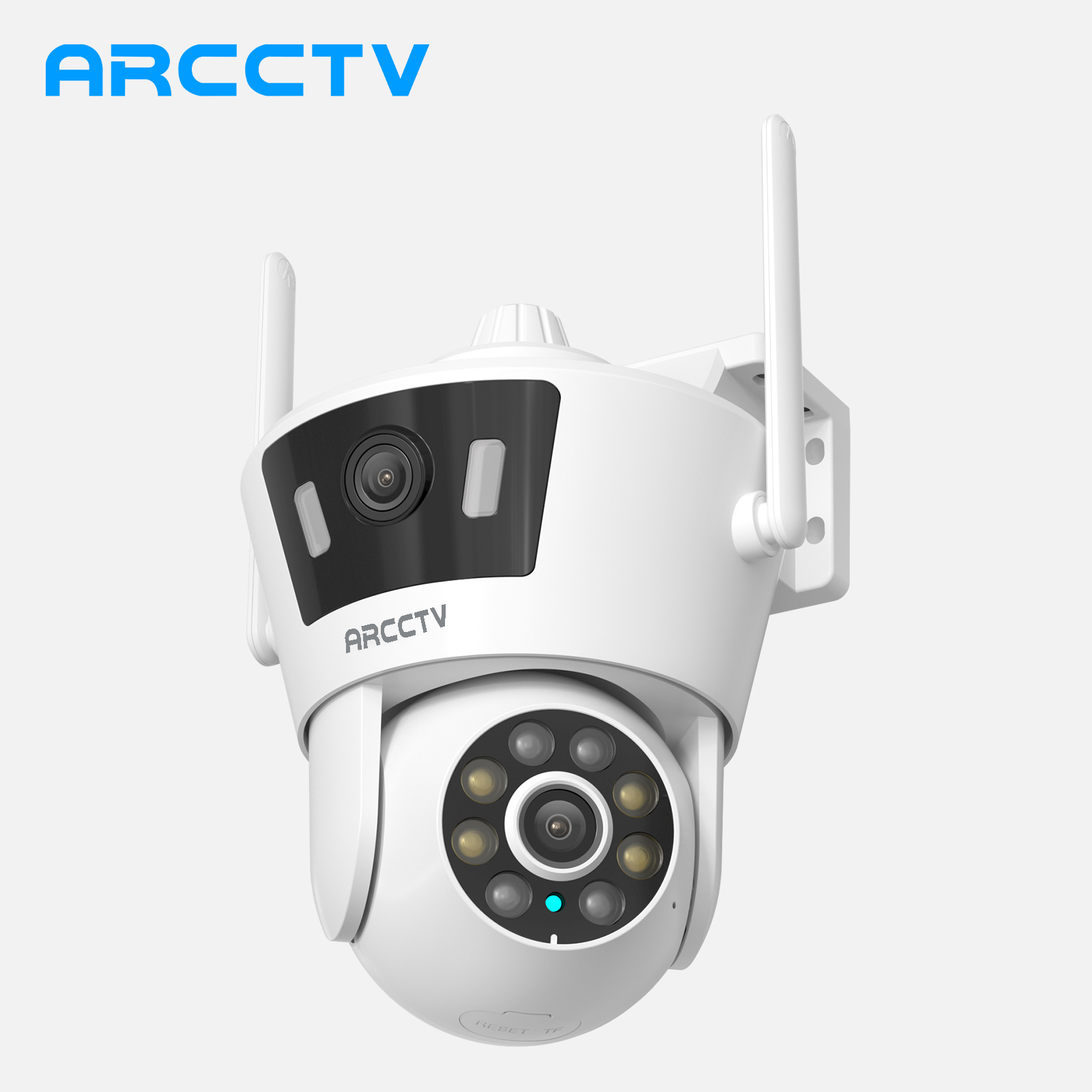 ARCCTV P7 3MP Surveillance Camera Dual Lens Dual Live View Outdoor Camera