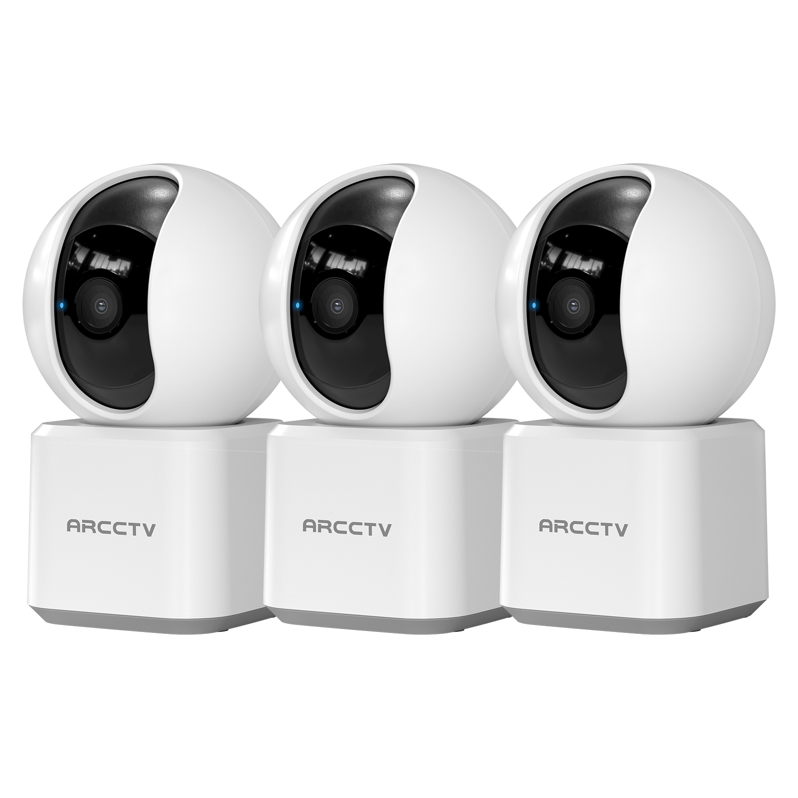 ARCCTV 2K WiFi Baby Monitor Camera HD Two Way Talk IR Night Vision Security PTZ Camera 360° View Auto Tracking