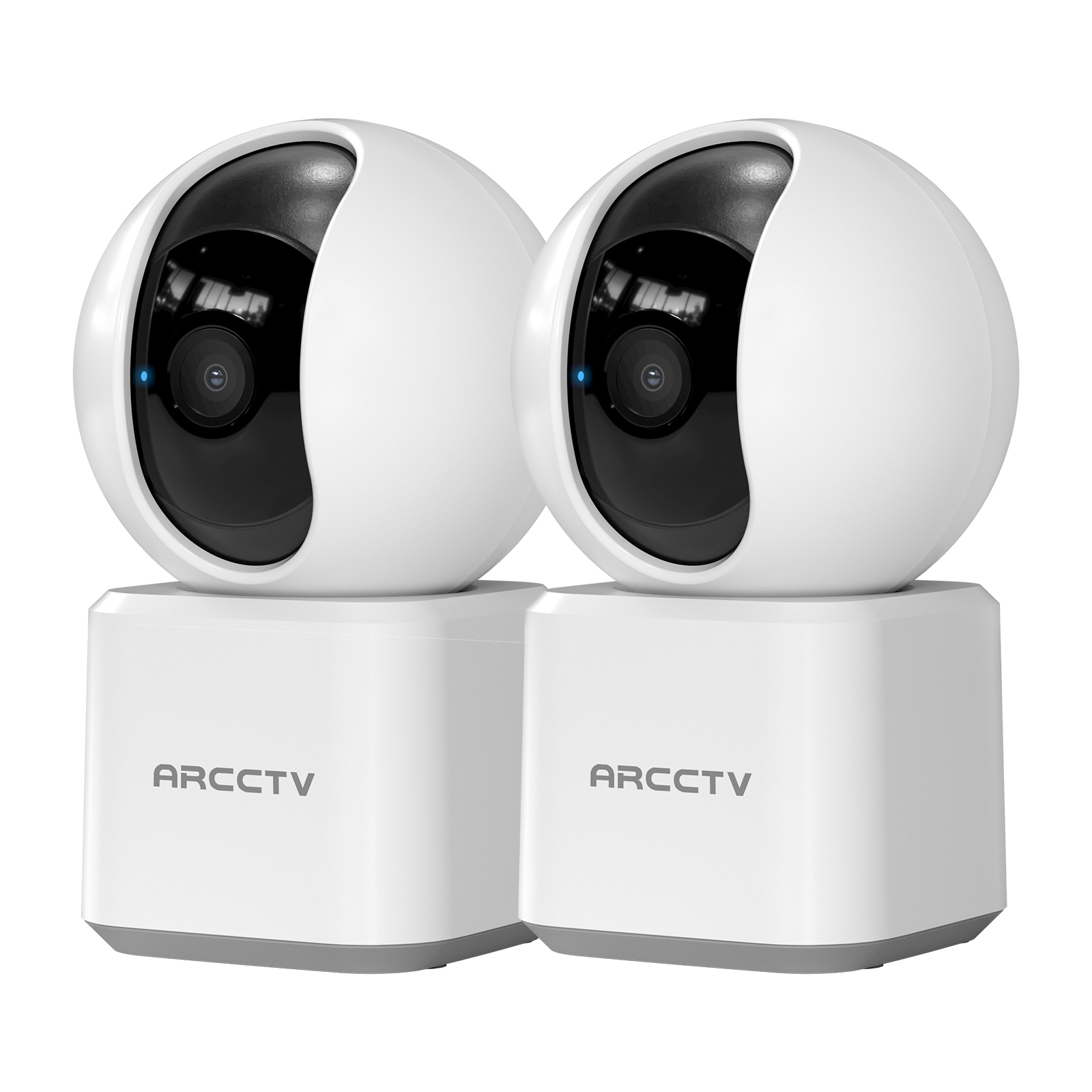 ARCCTV 2K WiFi Baby Monitor Camera HD Two Way Talk IR Night Vision Security PTZ Camera 360° View Auto Tracking