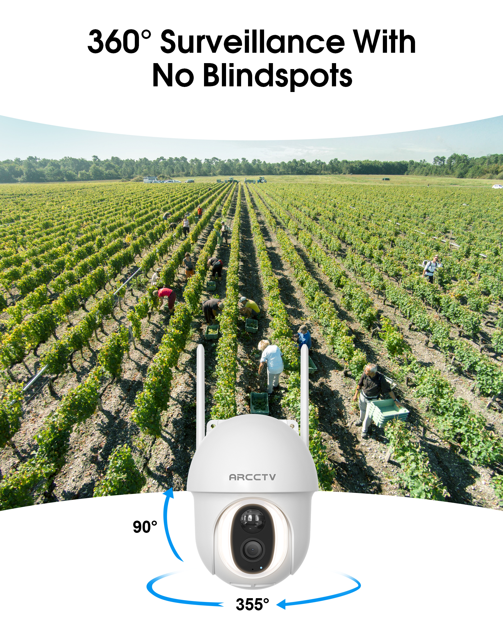 ARCCTV 4G LTE Cellular Security Camera Outdoor