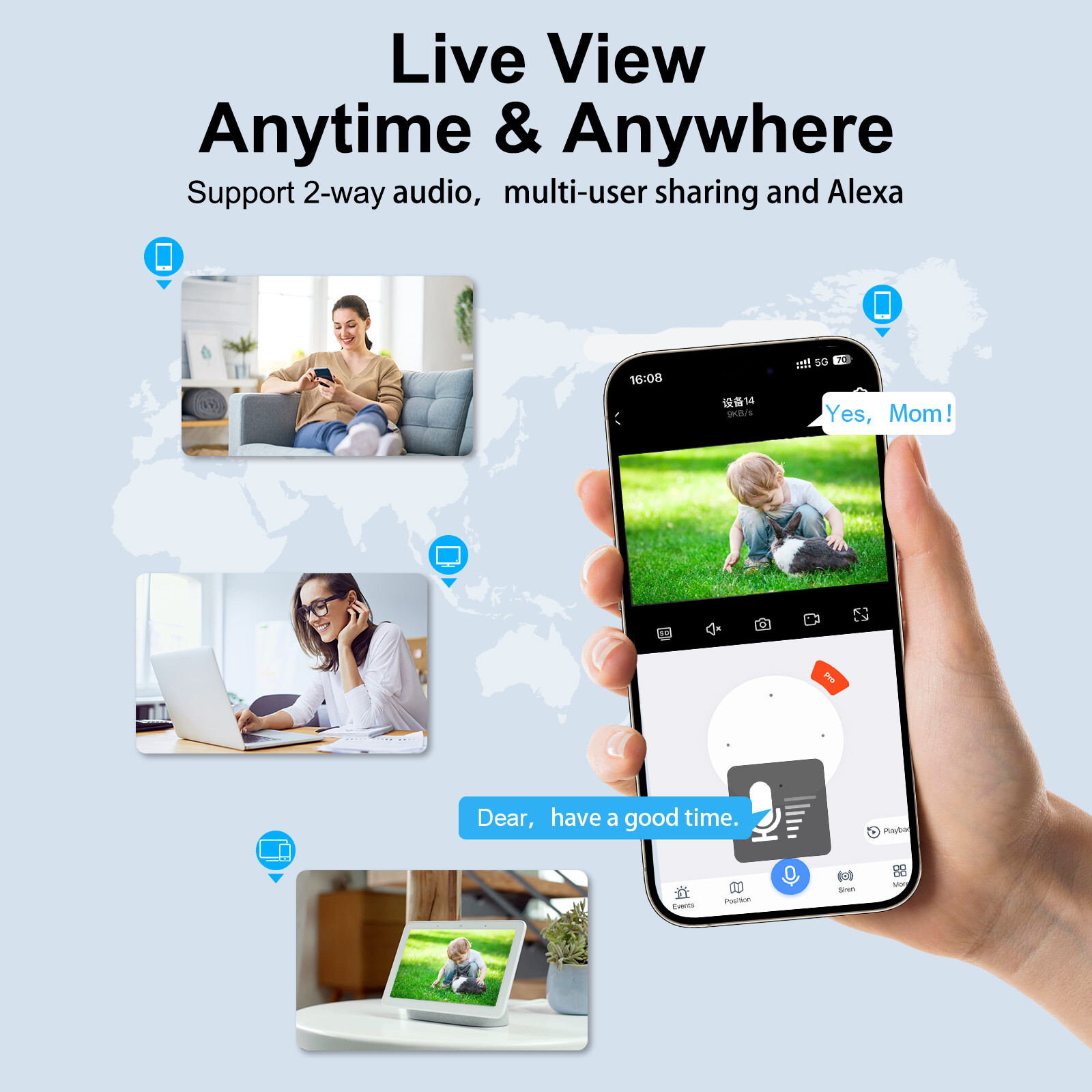 ARCCTV Pro 2K 4MP C3 Wifi Solar Battery Camera Kit CCTV System with 64GB SD Card