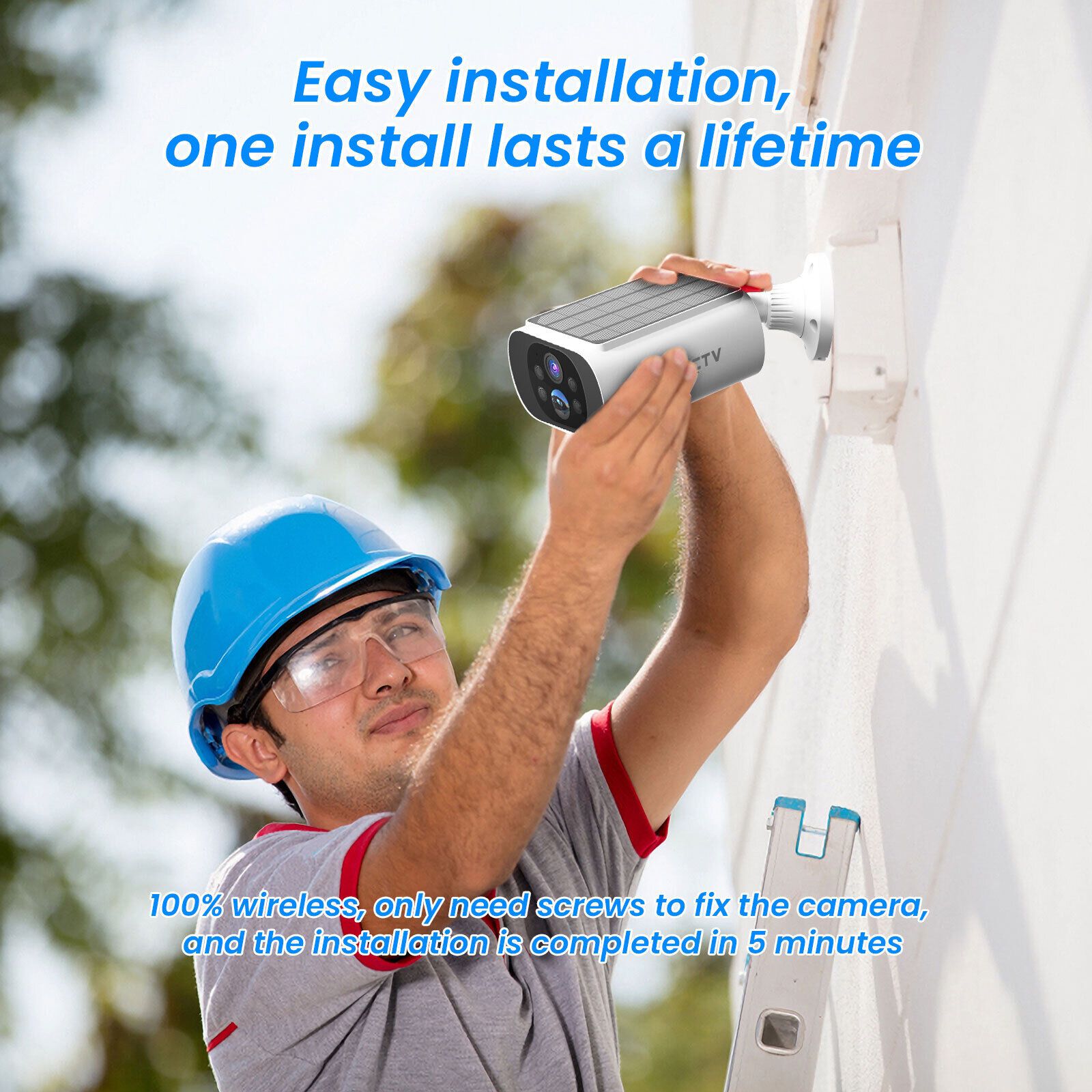 ARCCTV C3 Pro 2K 4MP Integrated Solar Battery Camera