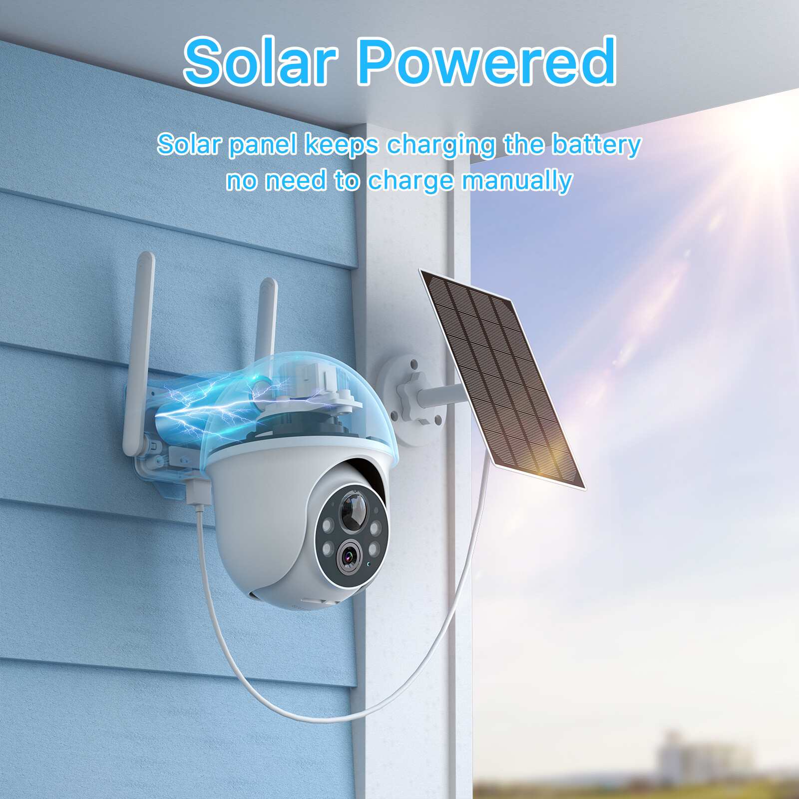 ARCCTV Q1 Max 4MP Solar Battery Camera
