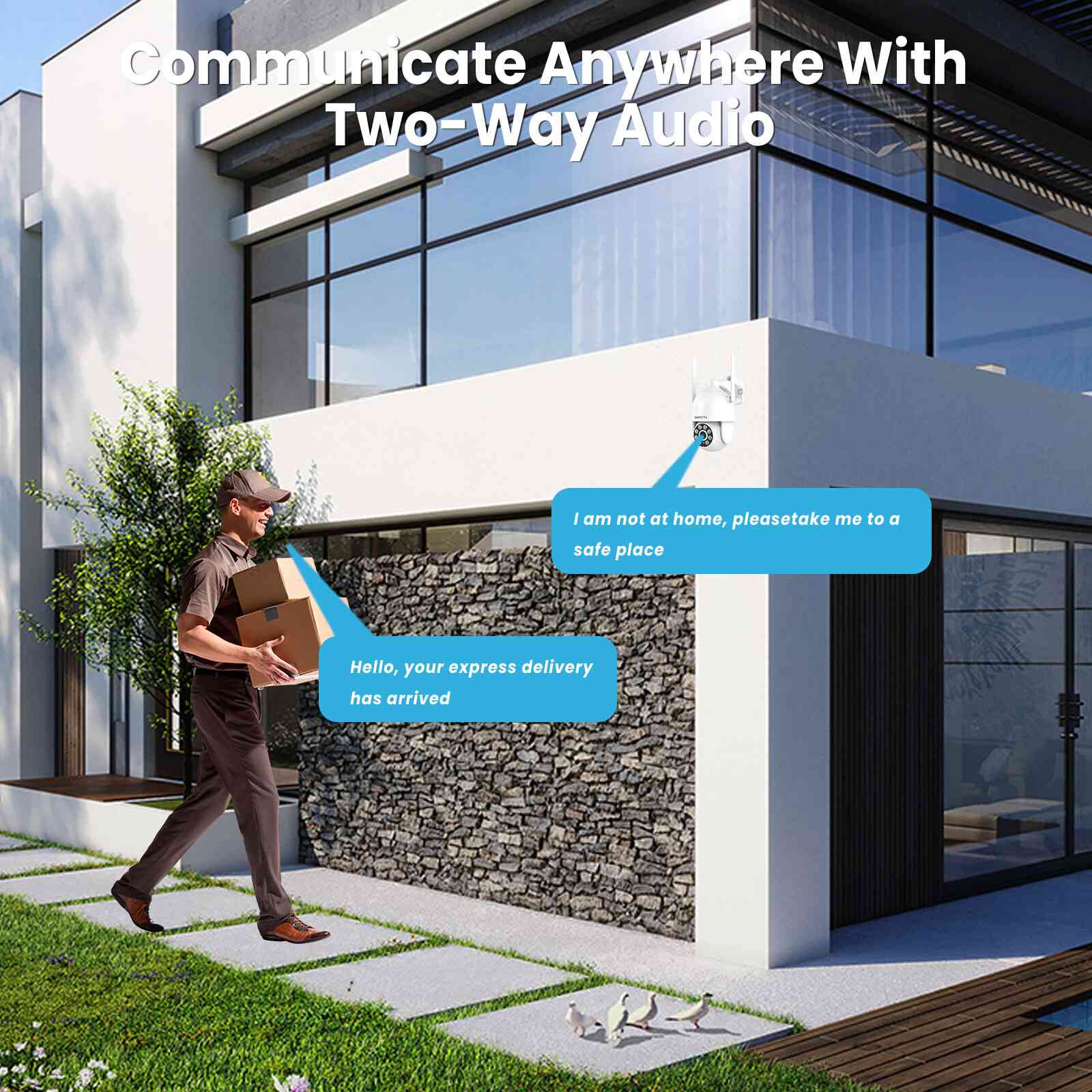 ARCCTV P2 Pro 2K 3MP WiFi PTZ Camera with 360° View