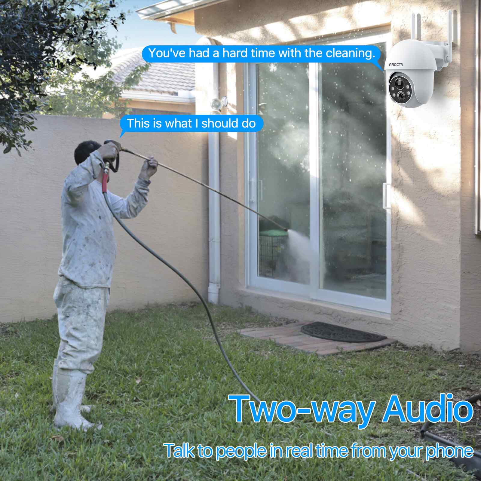 ARCCTV Q1 Max 4MP Solar Battery Camera