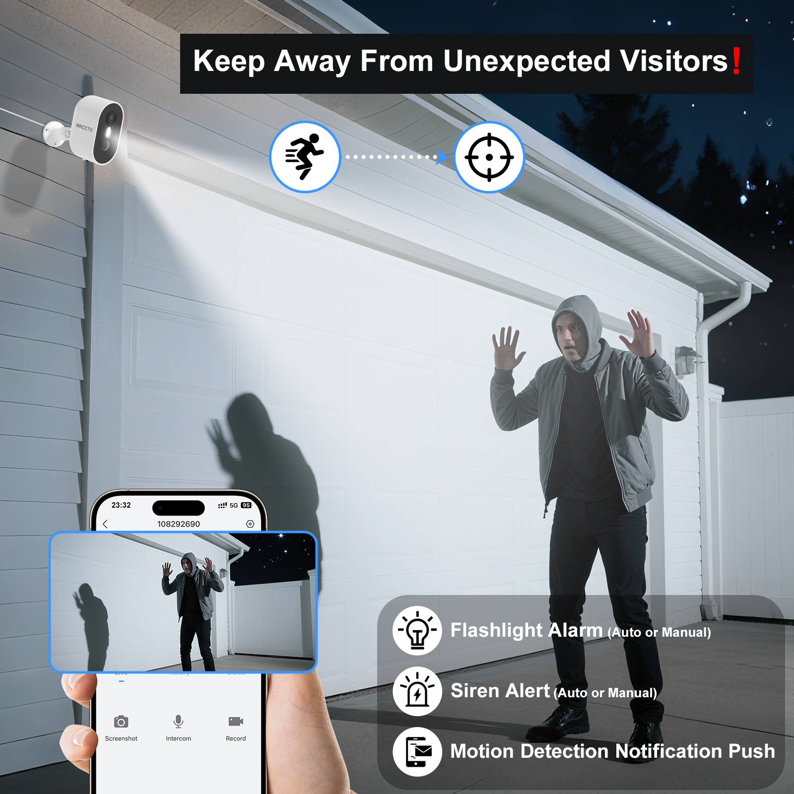 ARCCTV C2 Pro 4MP Battery Powered Camera