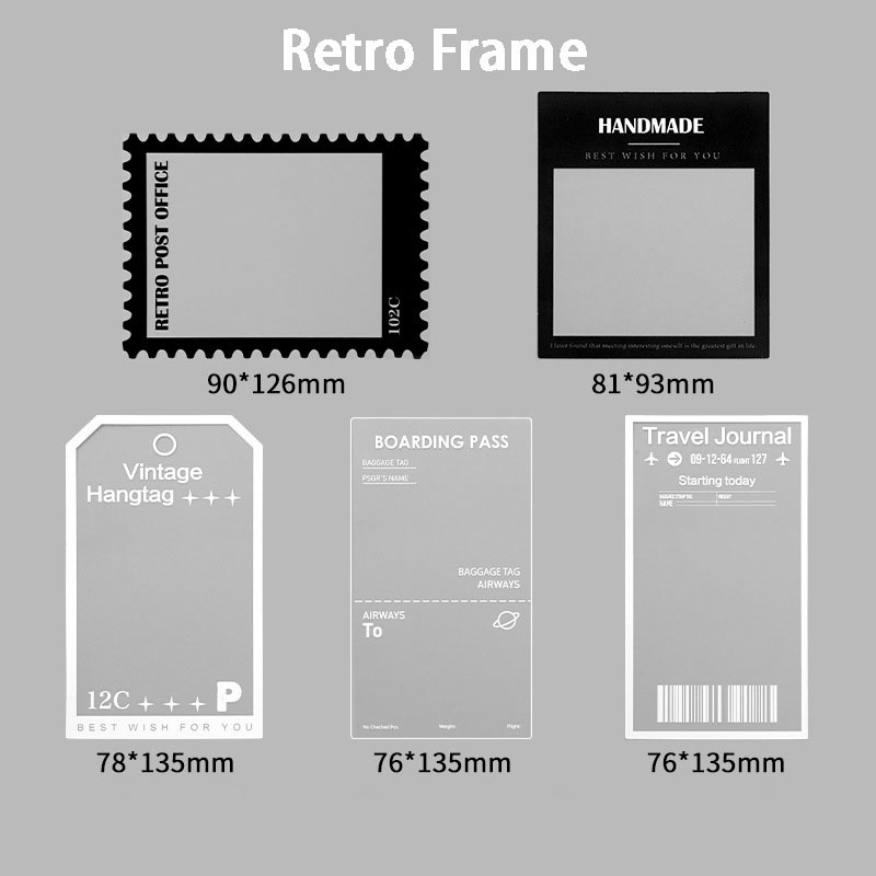 Dried Flowers Storage Stickers 