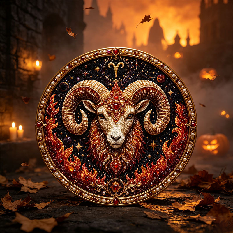 🔥 LAST DAY 49% OFF – ✨ Premium 3D Pearl 12 Zodiac Signs Art Kit ♈🌙💎