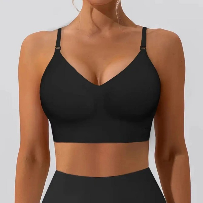 Women’s Solid Color Wireless Backless Bra(3 Packs)