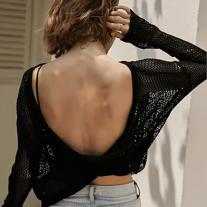 Womens Solid Color Wireless Backless Bra(3 Packs)