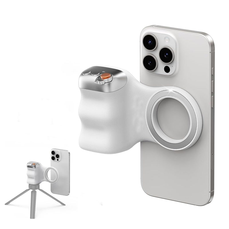 Magnetic Phone Camera Grip with Shutter
