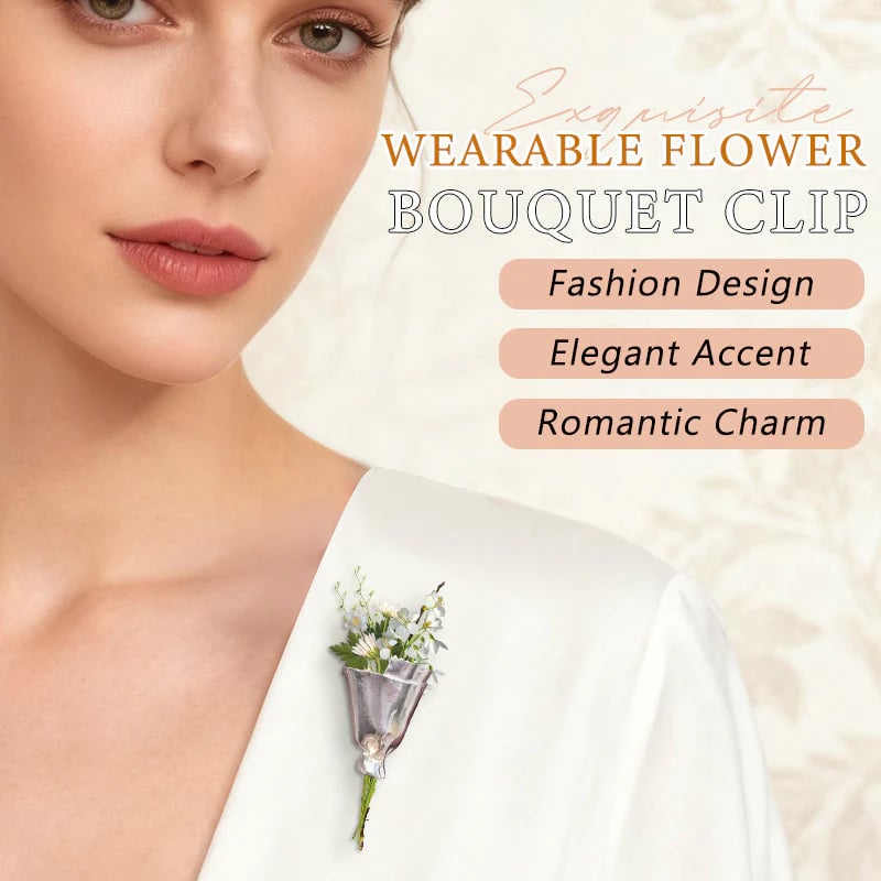 💐Wearable Flower Bouquet Clip & Necklace