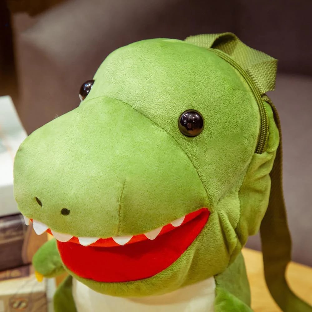 Dinosaur T Rex Bag Triceratops Backpack Soft Plush Toy Purse for Kids Gift