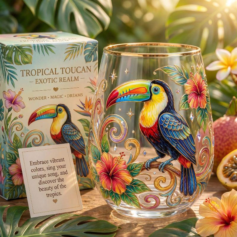 🌸🌿 Limited Edition 2026 Garden Morning Bliss Glass Tea Cup☀️☕