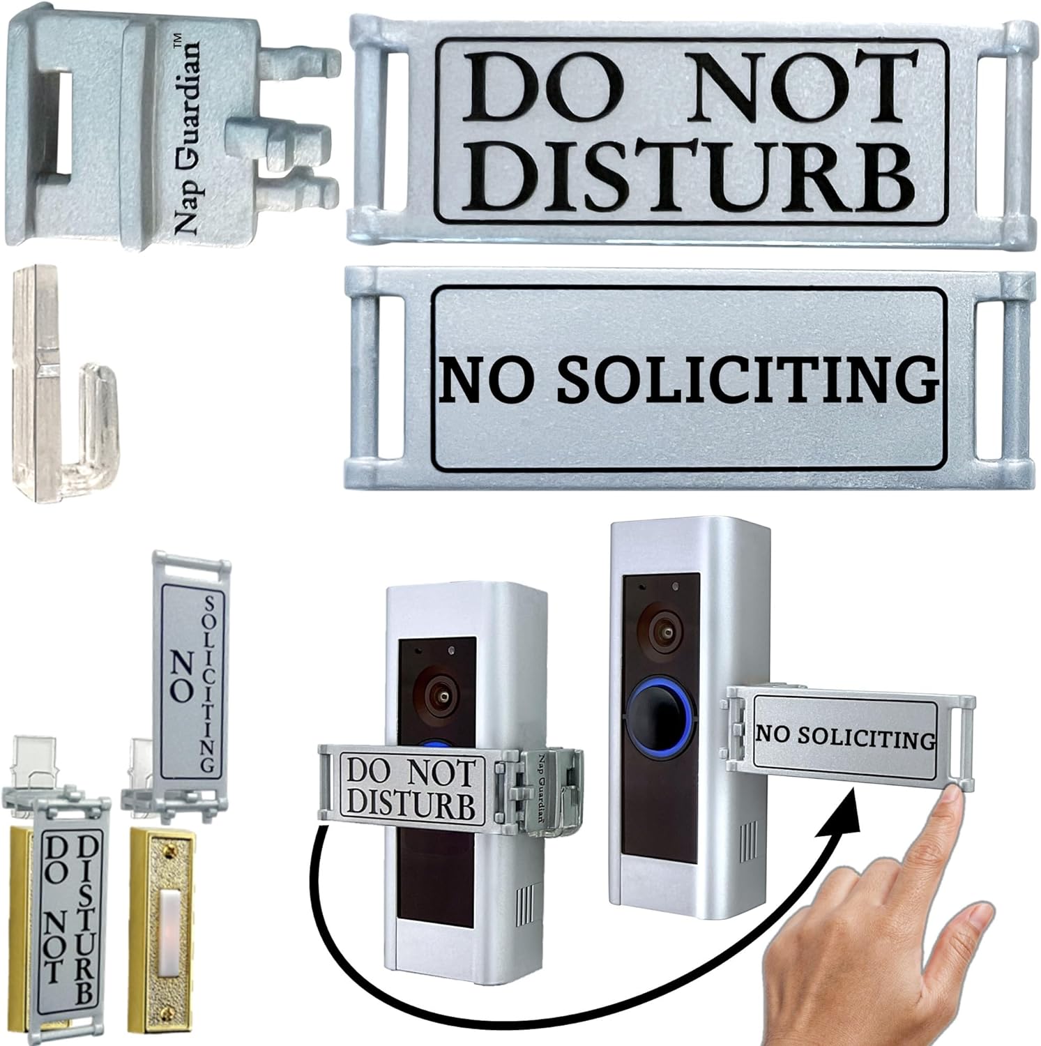 Dual Purpose Signage-DO NOT DISTURB and NO SOLICITING