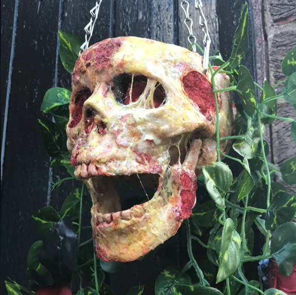 Skull Hanging Basket