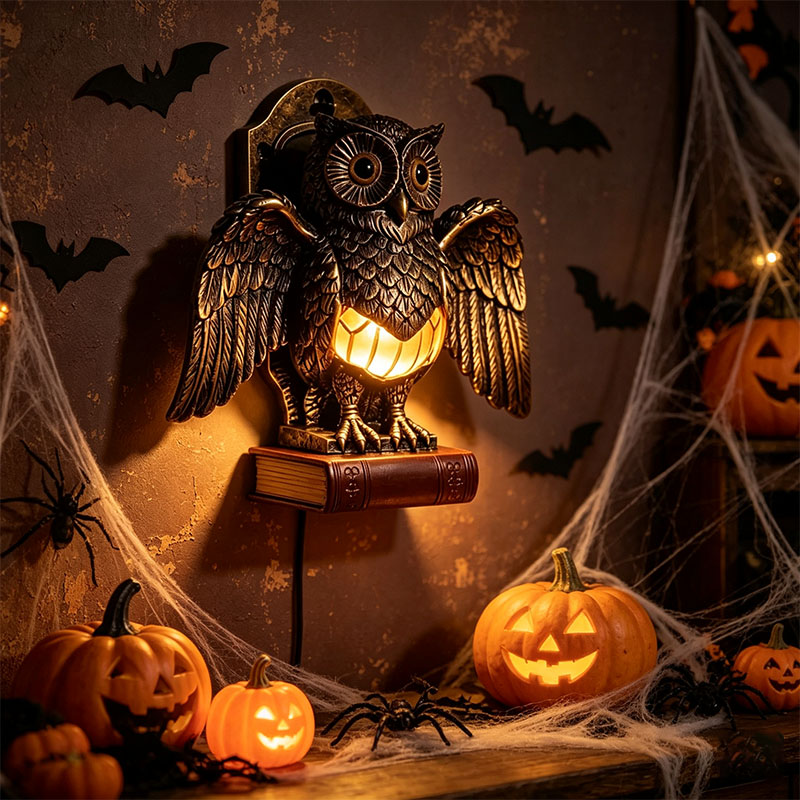 🎁Halloween Promotion 60% OFF - Vintage Owl Garden Wall Sconce