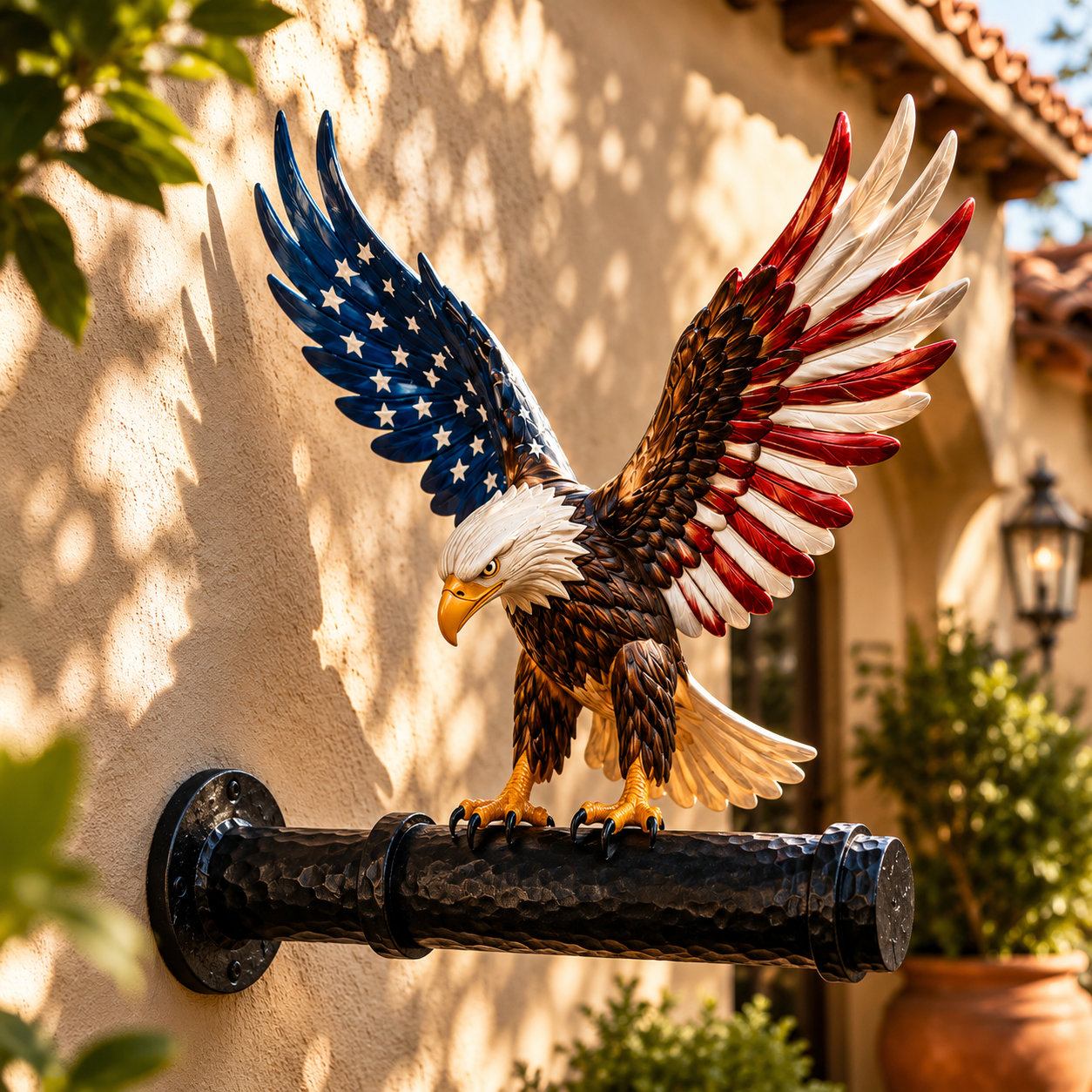 🦅 America 250th Anniversary Patriotic Eagle Wall Light