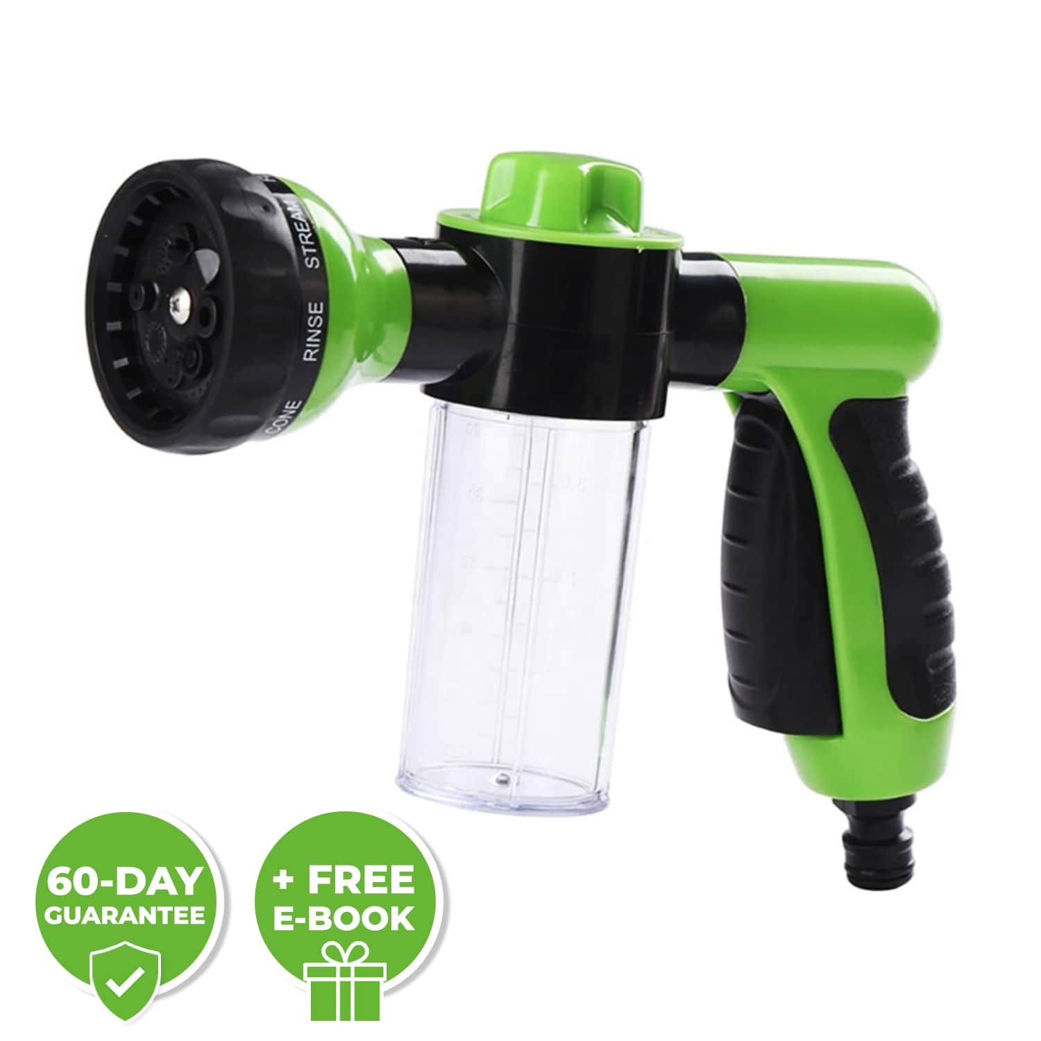 Multi-mode foam water gun