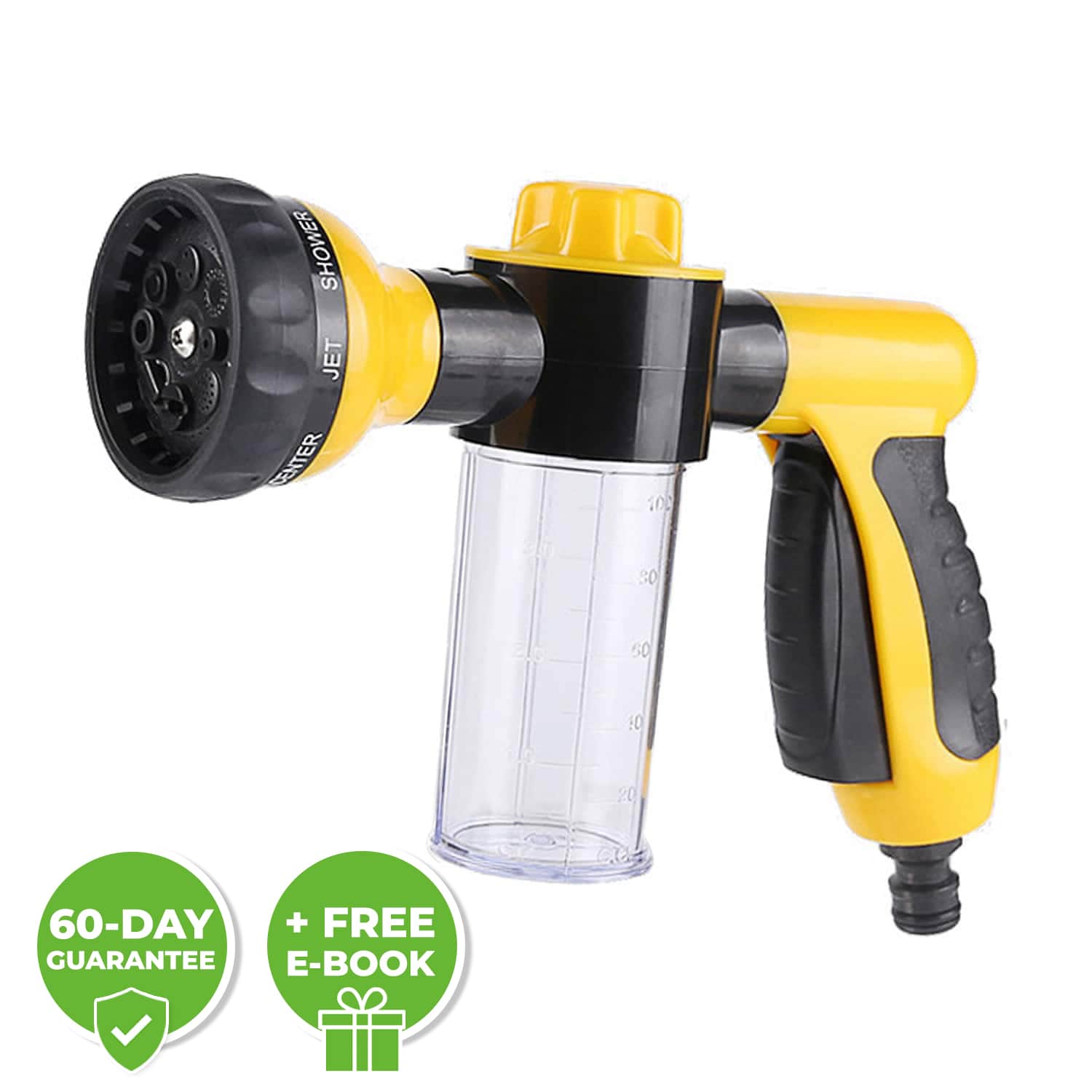 Multi-mode foam water gun