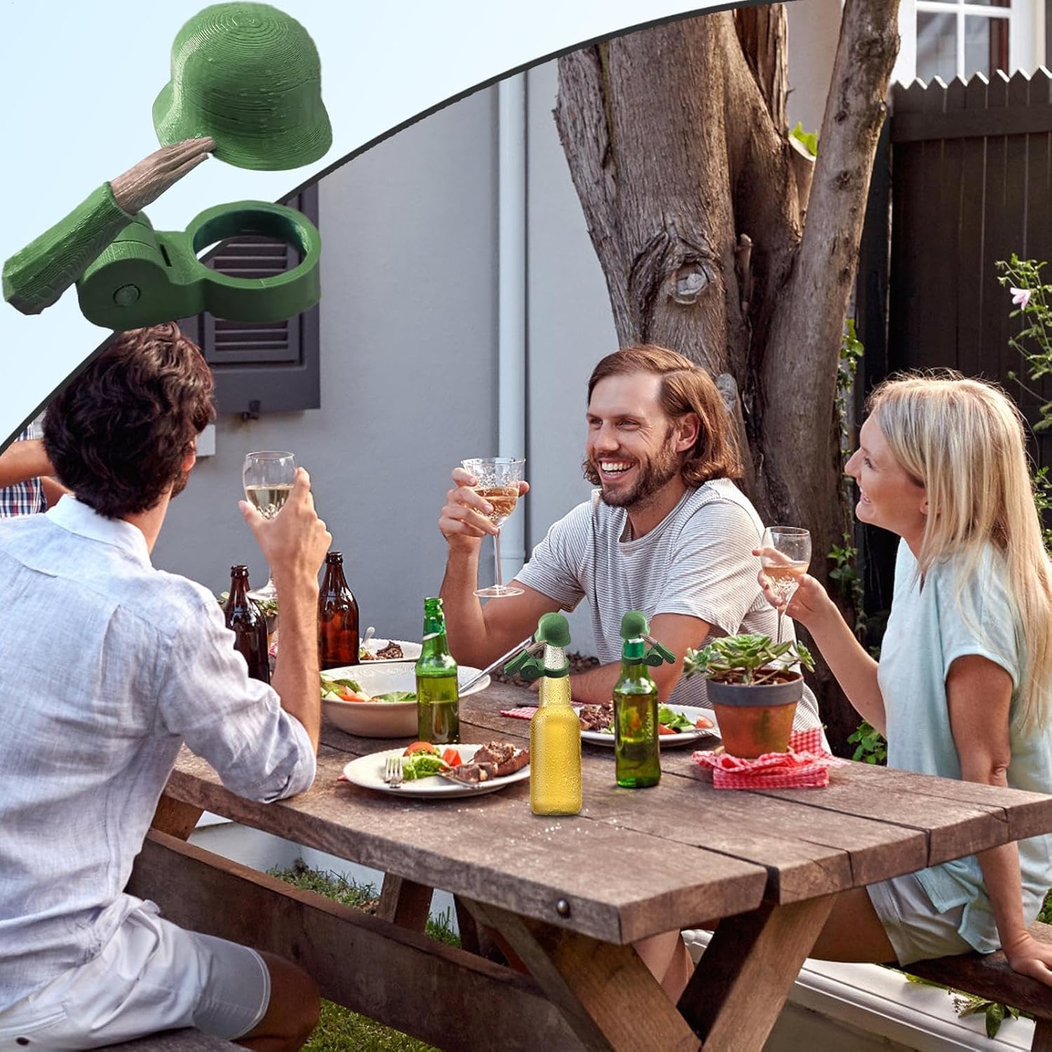 🪖 Reusable Soldier Salute Beer Bottle Helmet with Built-in Opener — Salute The Homies & Lock In Beer Flavor🍺