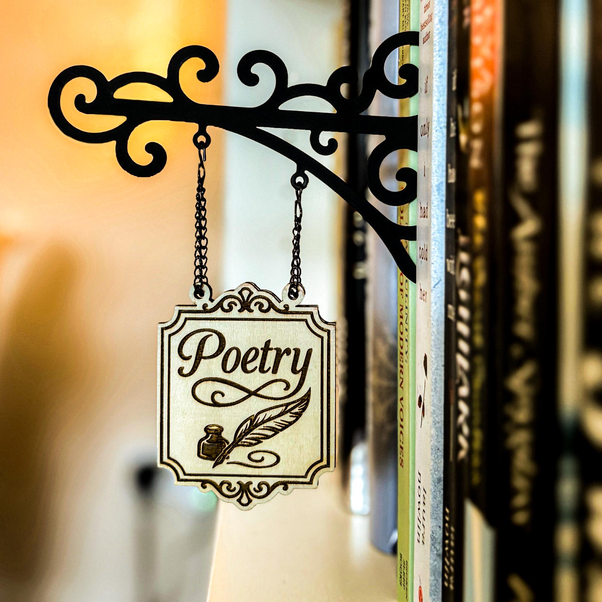 Custom Book Genre Shelf Dividers