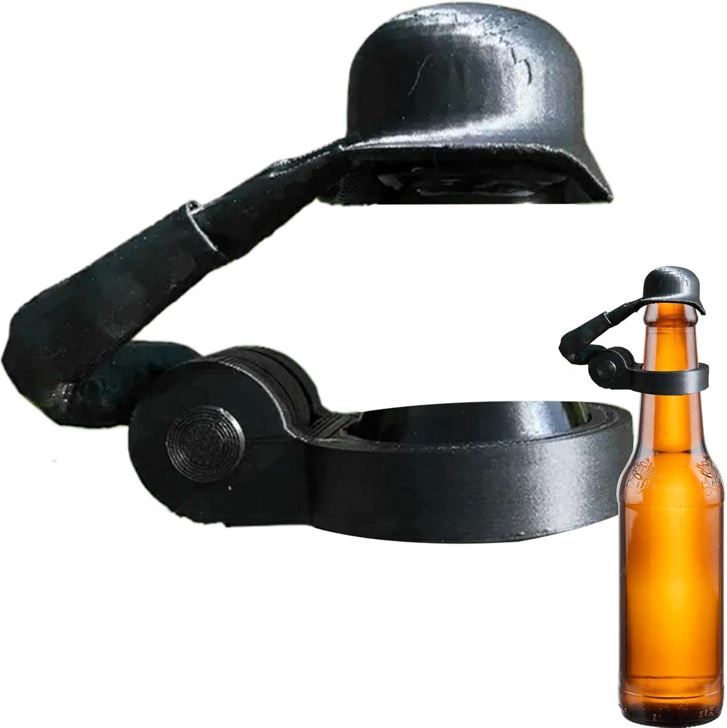 🪖 Reusable Soldier Salute Beer Bottle Helmet with Built-in Opener — Salute The Homies & Lock In Beer Flavor🍺