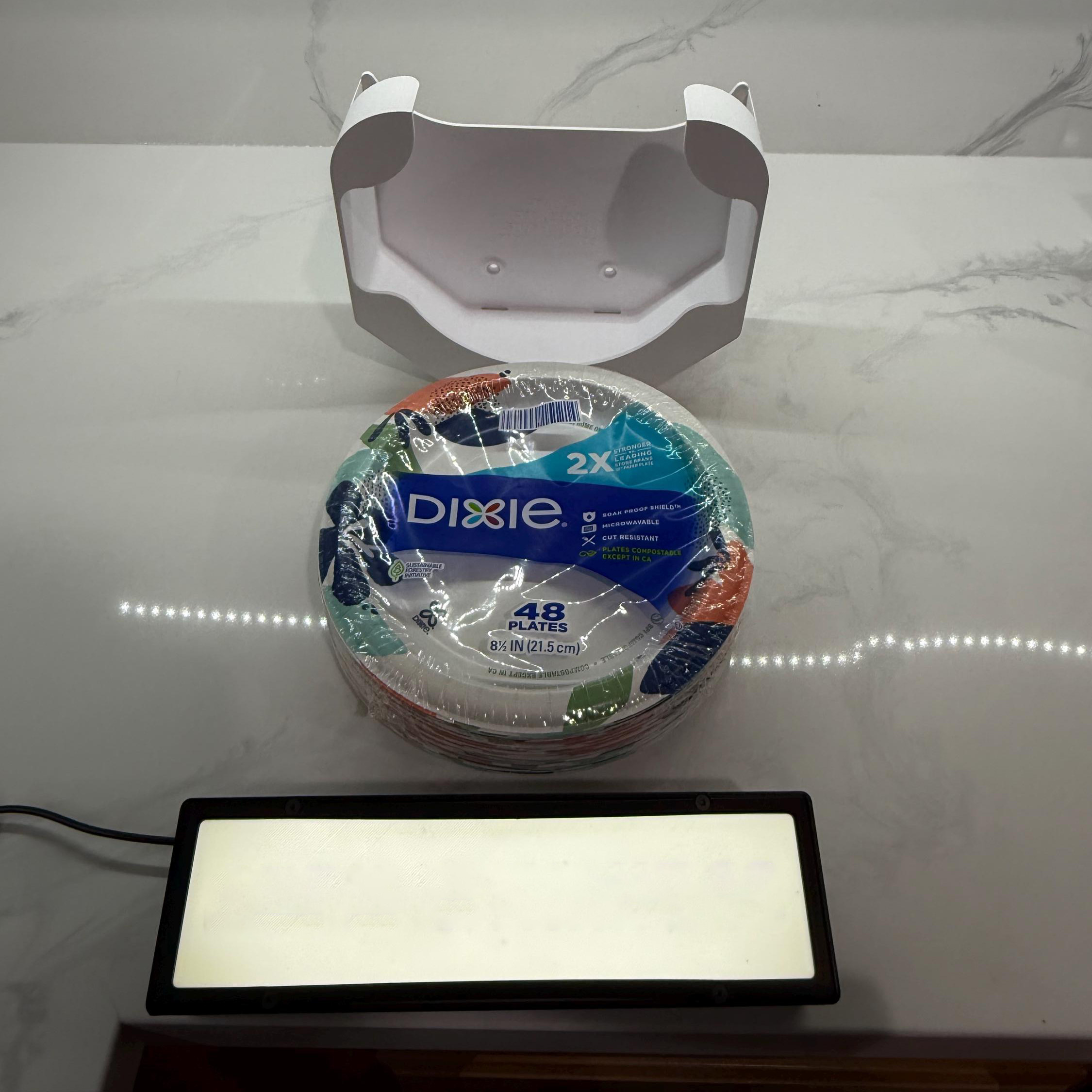 Under-Cabinet Paper Plate Dispenser (6, 8 or 10 Inch Plates)