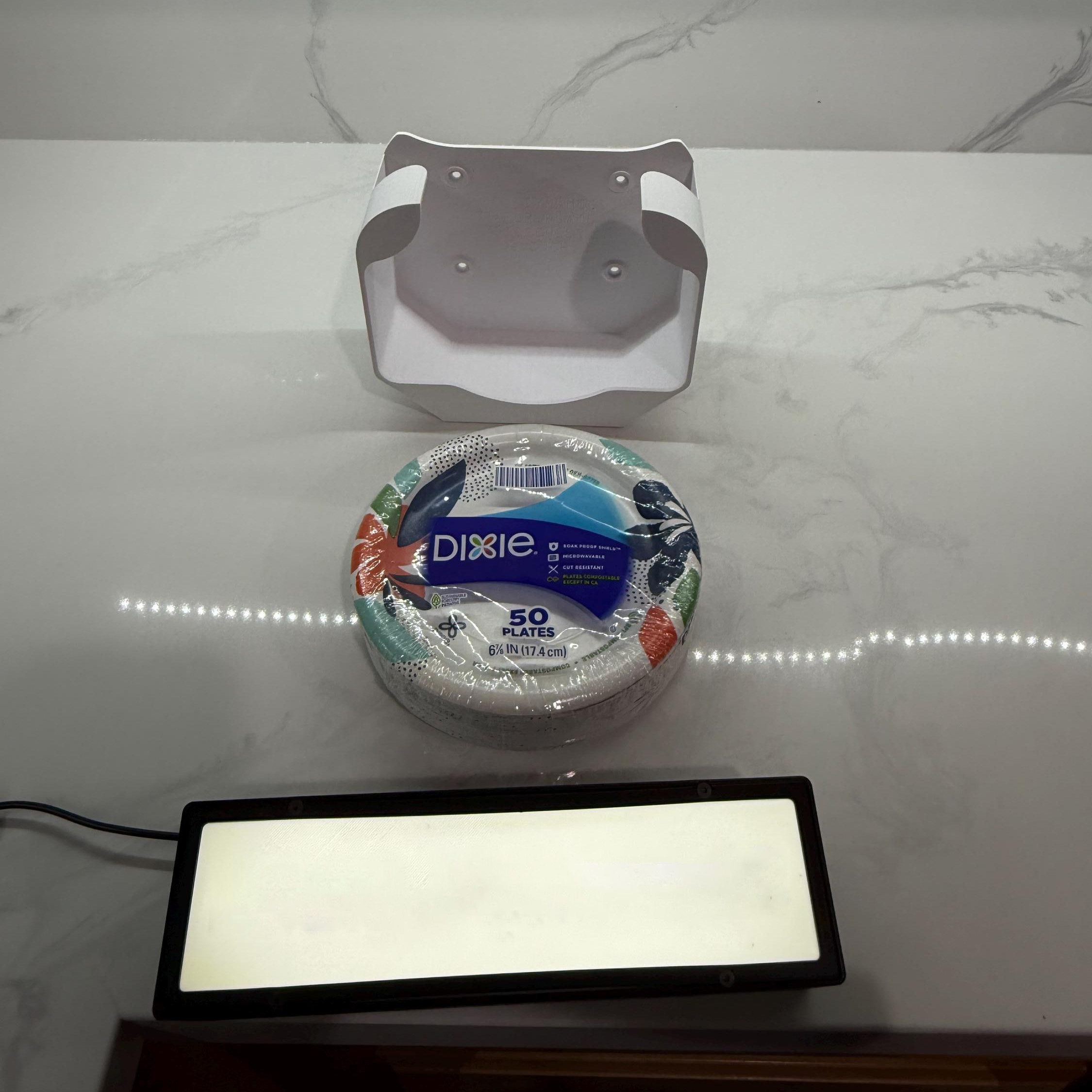 Under-Cabinet Paper Plate Dispenser (6, 8 or 10 Inch Plates)