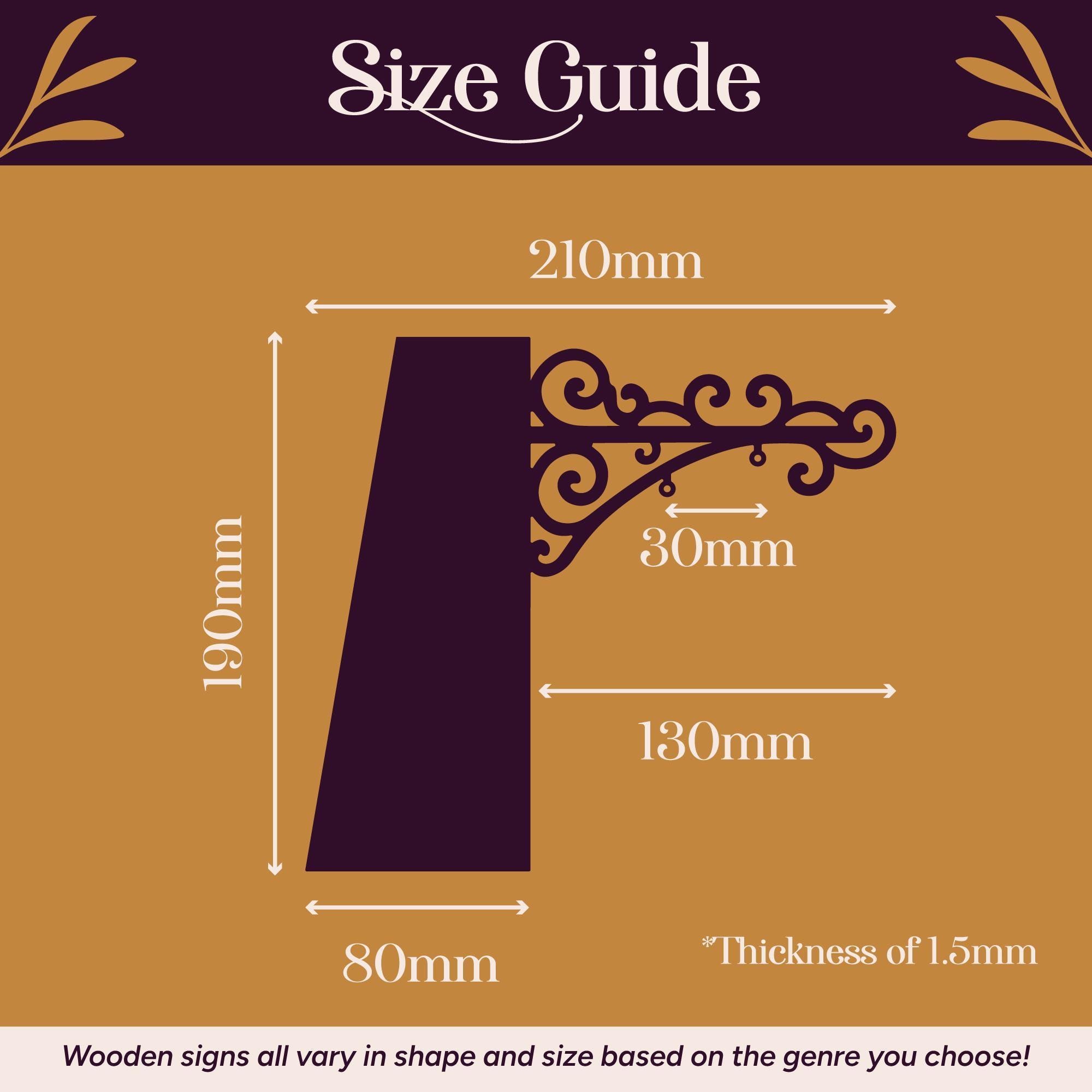 Custom Book Genre Shelf Dividers