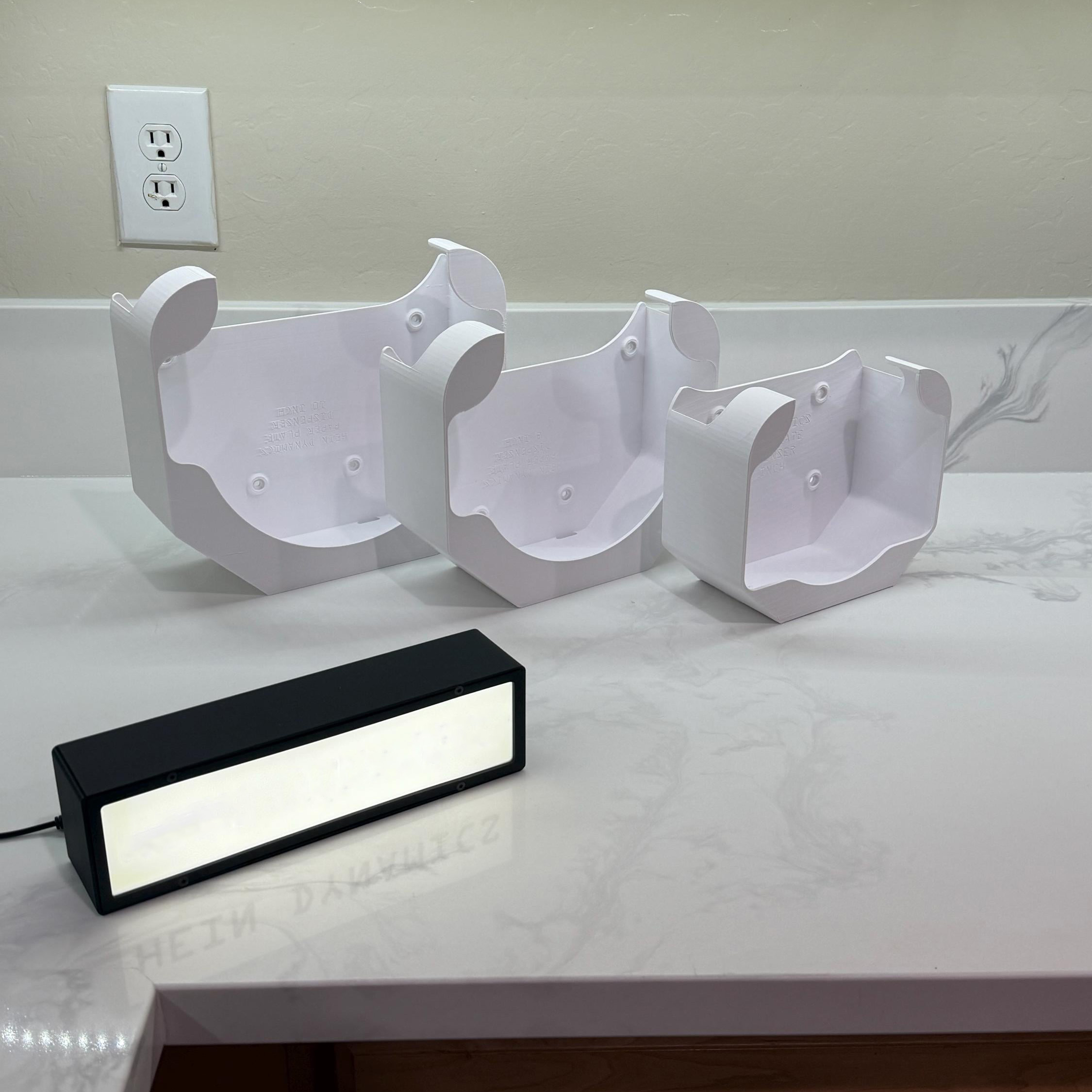 Under-Cabinet Paper Plate Dispenser (6, 8 or 10 Inch Plates)