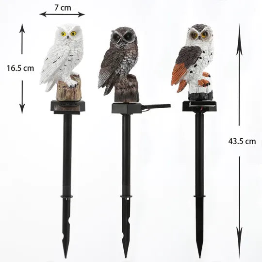 🔥Hot Sale🔥Waterproof Solar Owl Light – LED Pathway Light for Lawn, Garden & Outdoor Decor